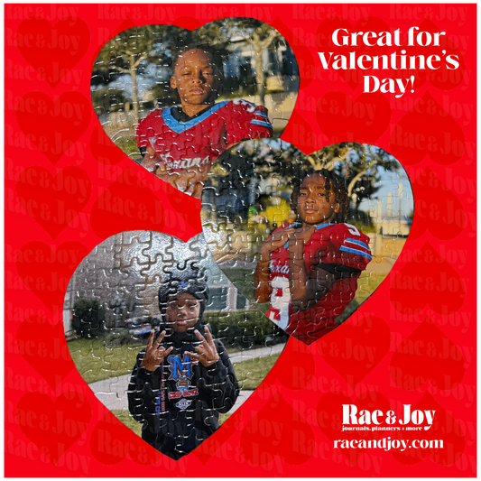 Personalized Keepsake Heart Photo Puzzle | Custom Valentine’s Gift | Rae & Joy