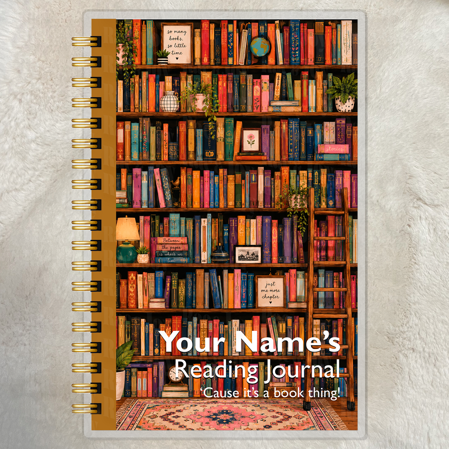 Personalized Reading Journal | Book Journal for Women | Reading Log & Book Tracker