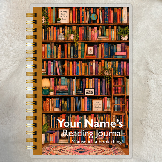 Personalized Reading Journal | Book Journal for Women | Reading Log & Book Tracker