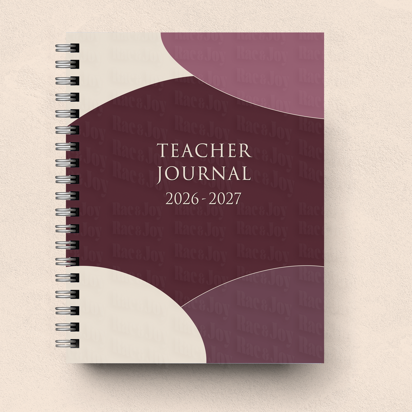2026–2027 Teacher Journal | Hardcover Faith-Based Journal for Teachers