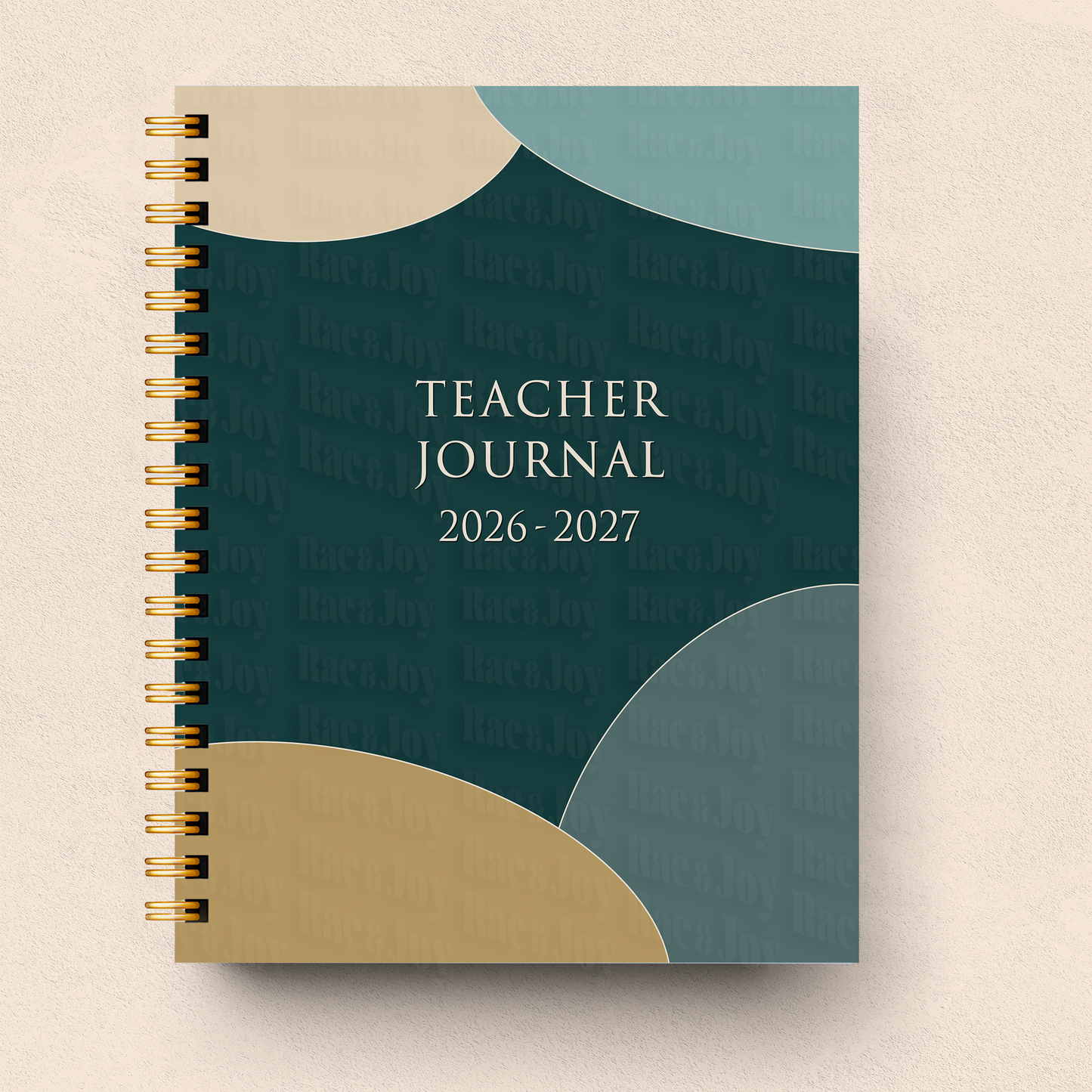 2026–2027 Teacher Journal | Hardcover Faith-Based Journal for Teachers