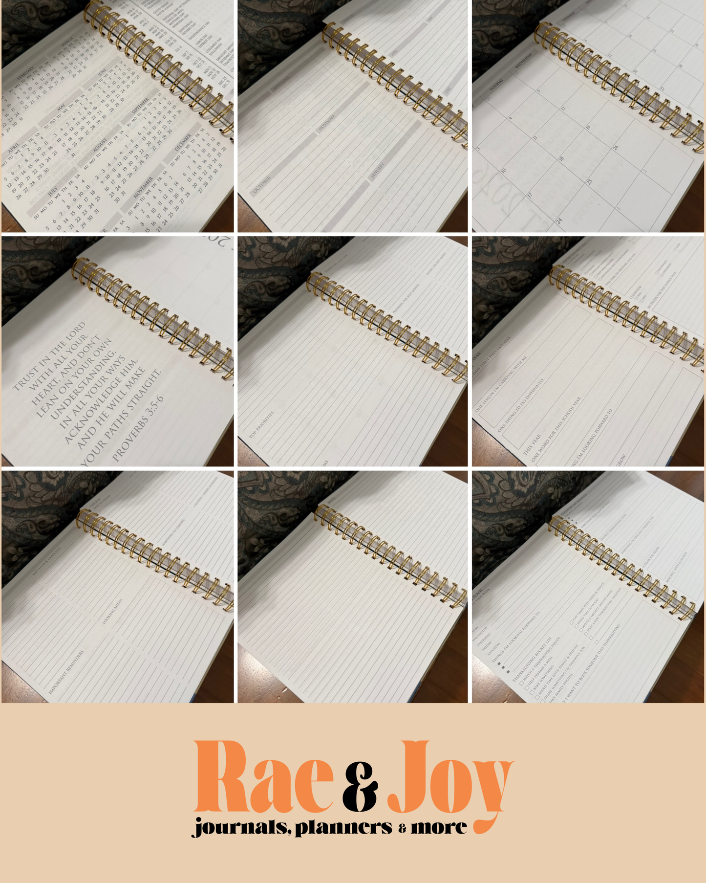 2026–2027 Teacher Journal | Hardcover Faith-Based Journal for Teachers
