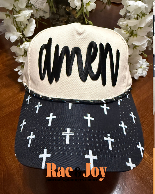 Amen Christian Patch Trucker Cap | Faith-Based Hat for Women