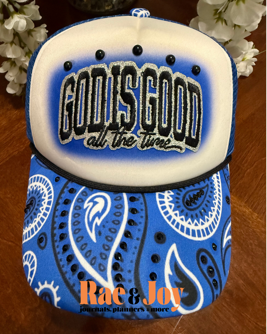 God's Good Christian Patch Trucker Cap | Faith-Inspired Statement Hat for Women
