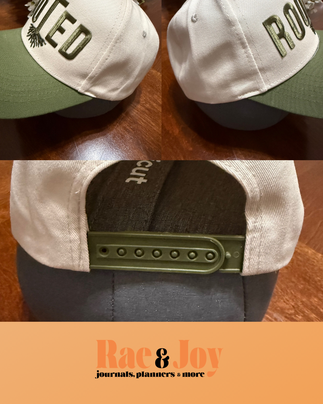 Rooted Christian Cap | Faith-Inspired Hat for Women and Men