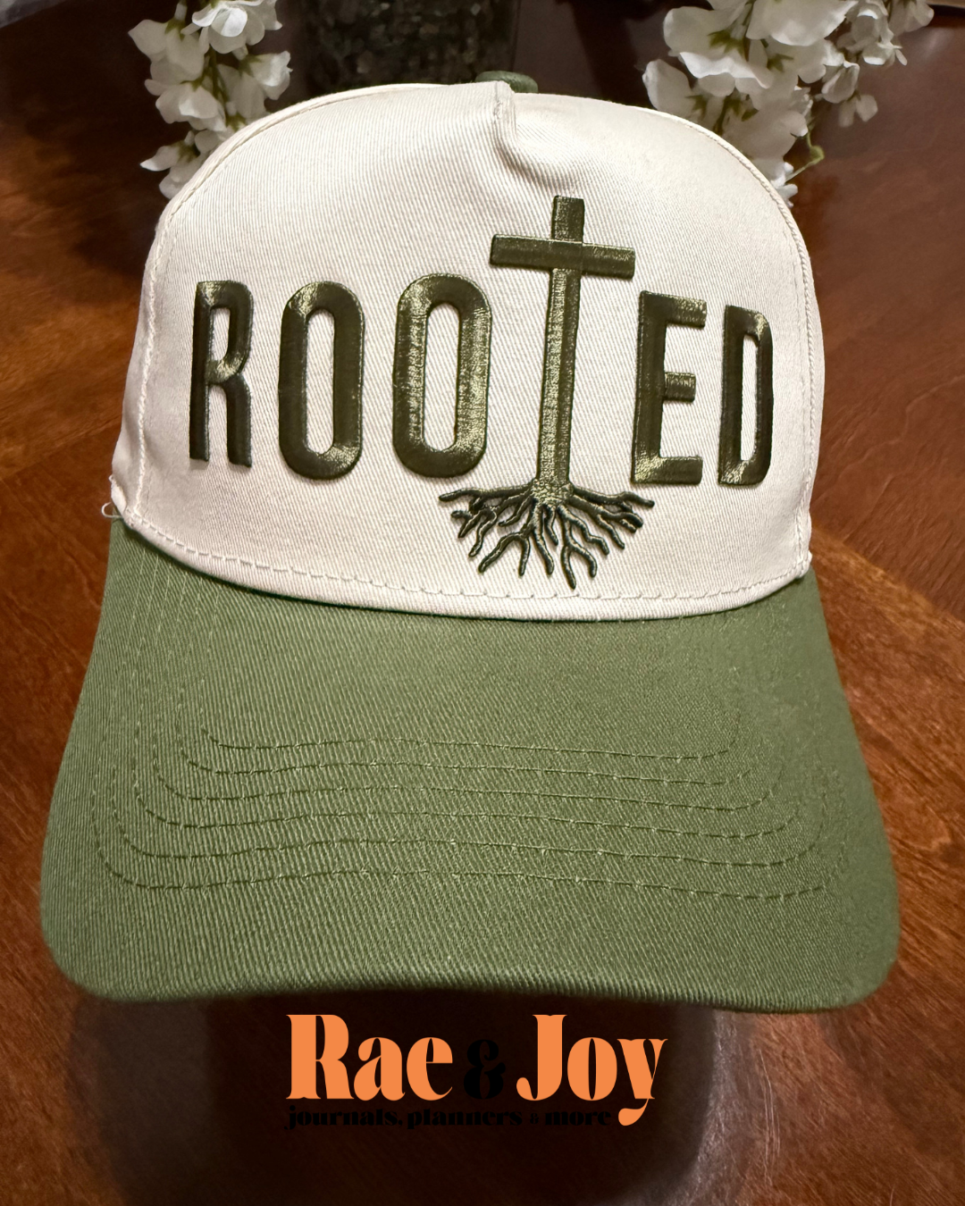 Rooted Christian Cap | Faith-Inspired Hat for Women and Men