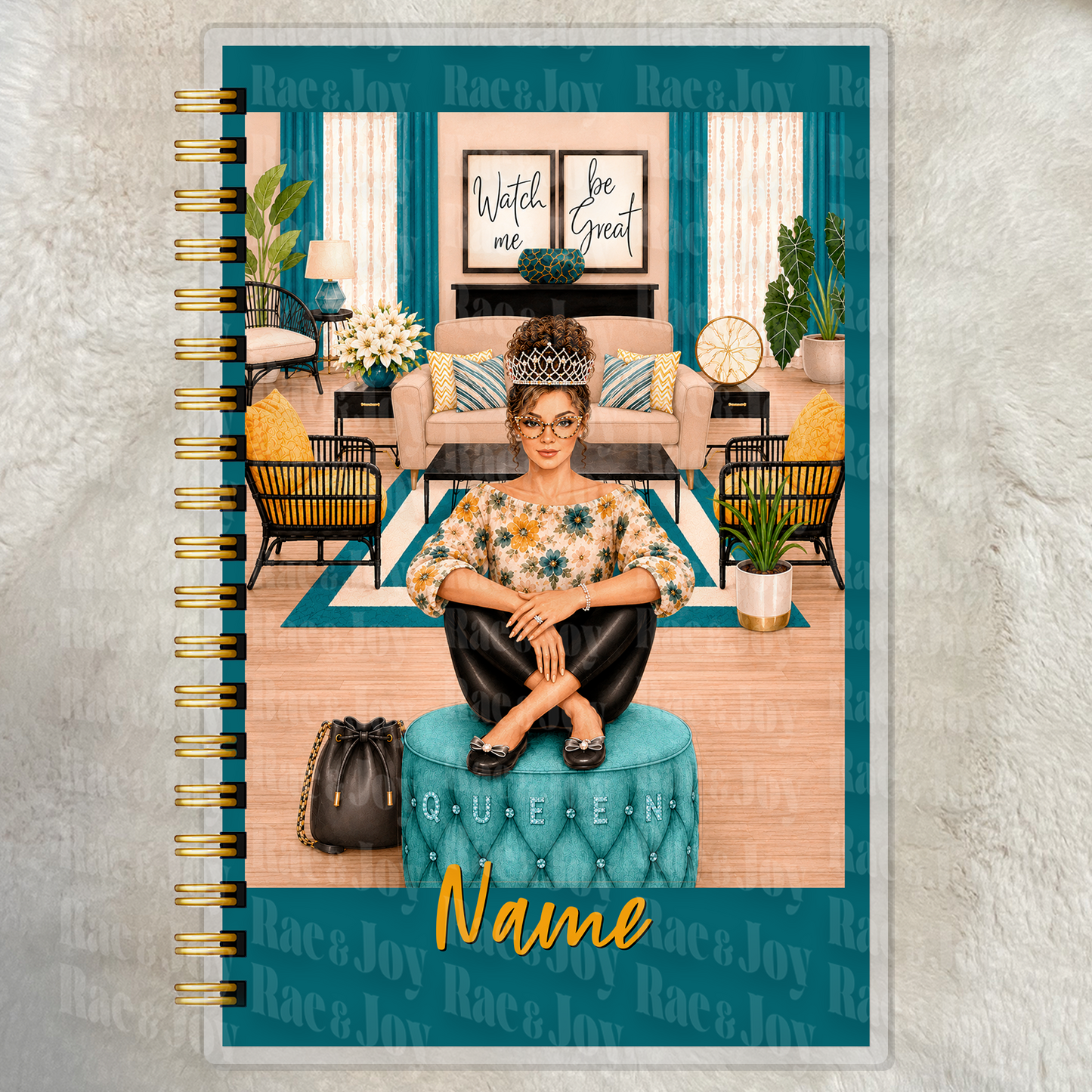 Watch Me Be Great Personalized Christian Journal for Women