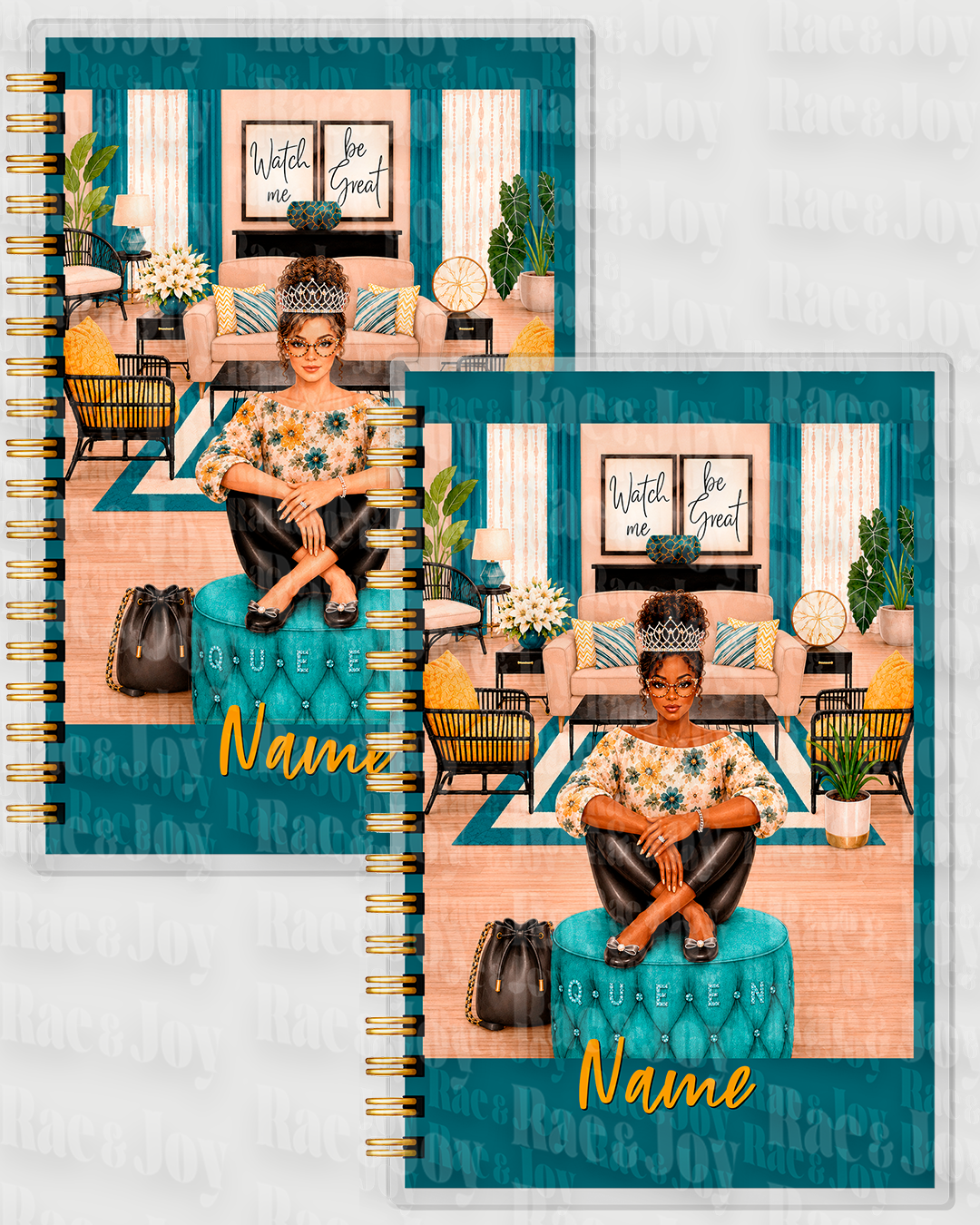 Watch Me Be Great Personalized Christian Journal for Women
