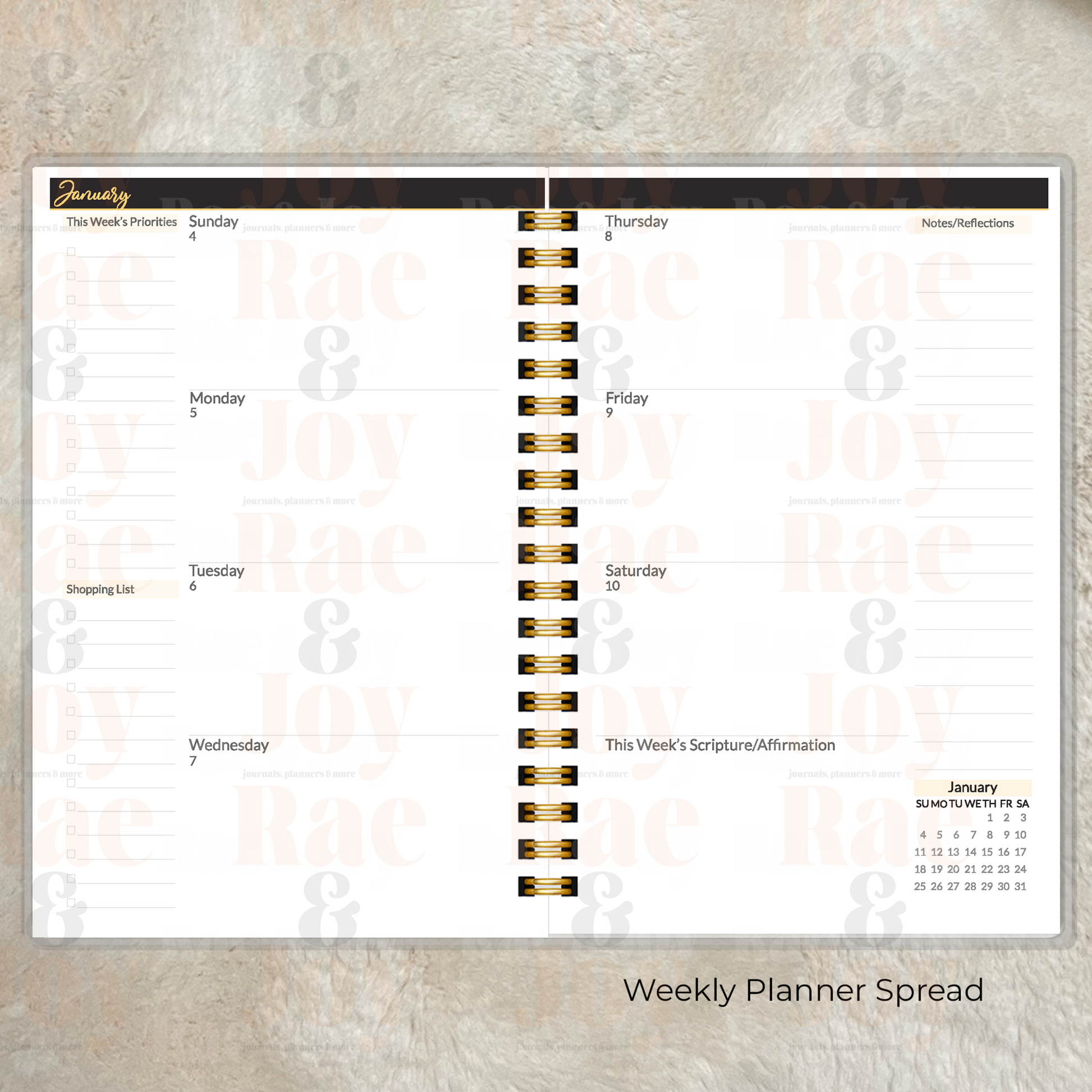 All Kinds of Beautiful – 2026 Christian Planner (Weekly or Monthly, Custom Start)