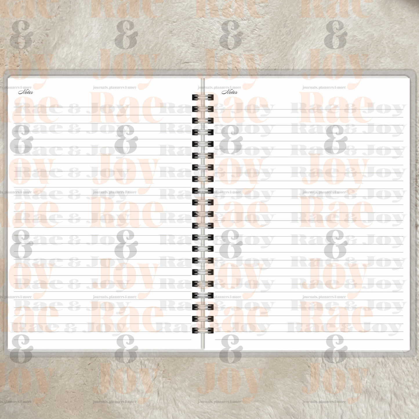 Faith and Favor Lined or Prayer Journal – Personalized Laminated Cover