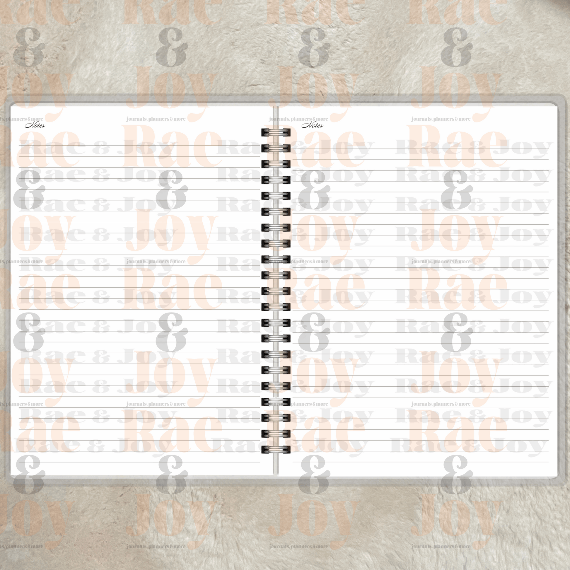 Faith and Favor Lined or Prayer Journal – Personalized Laminated Cover