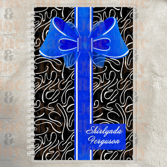 Faith and Favor Lined or Prayer Journal – Personalized Laminated Cover Journals/Planners