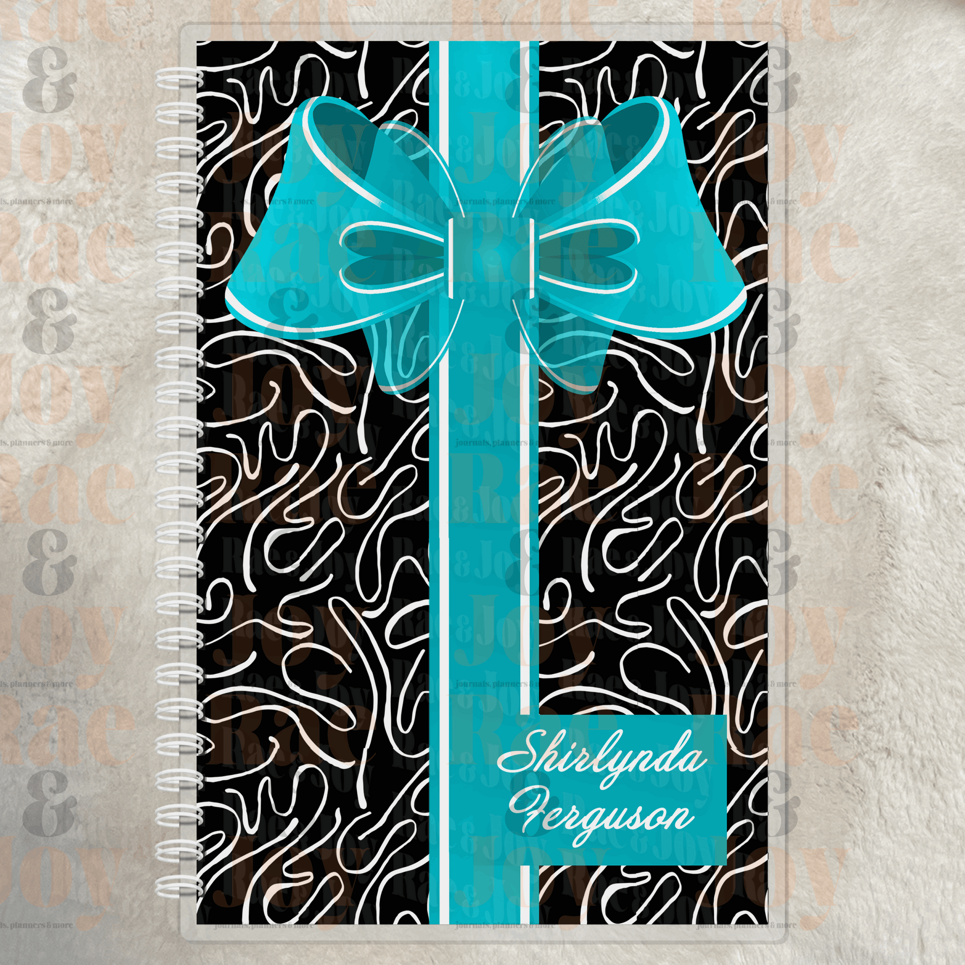 Faith and Favor Lined or Prayer Journal – Personalized Laminated Cover