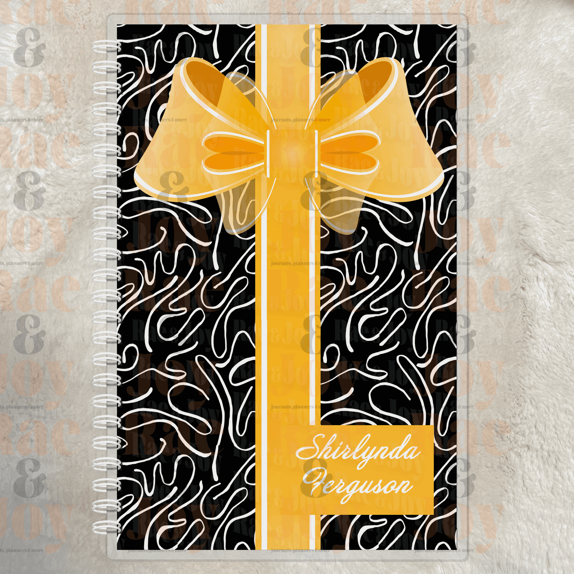 Faith and Favor Lined or Prayer Journal – Personalized Laminated Cover