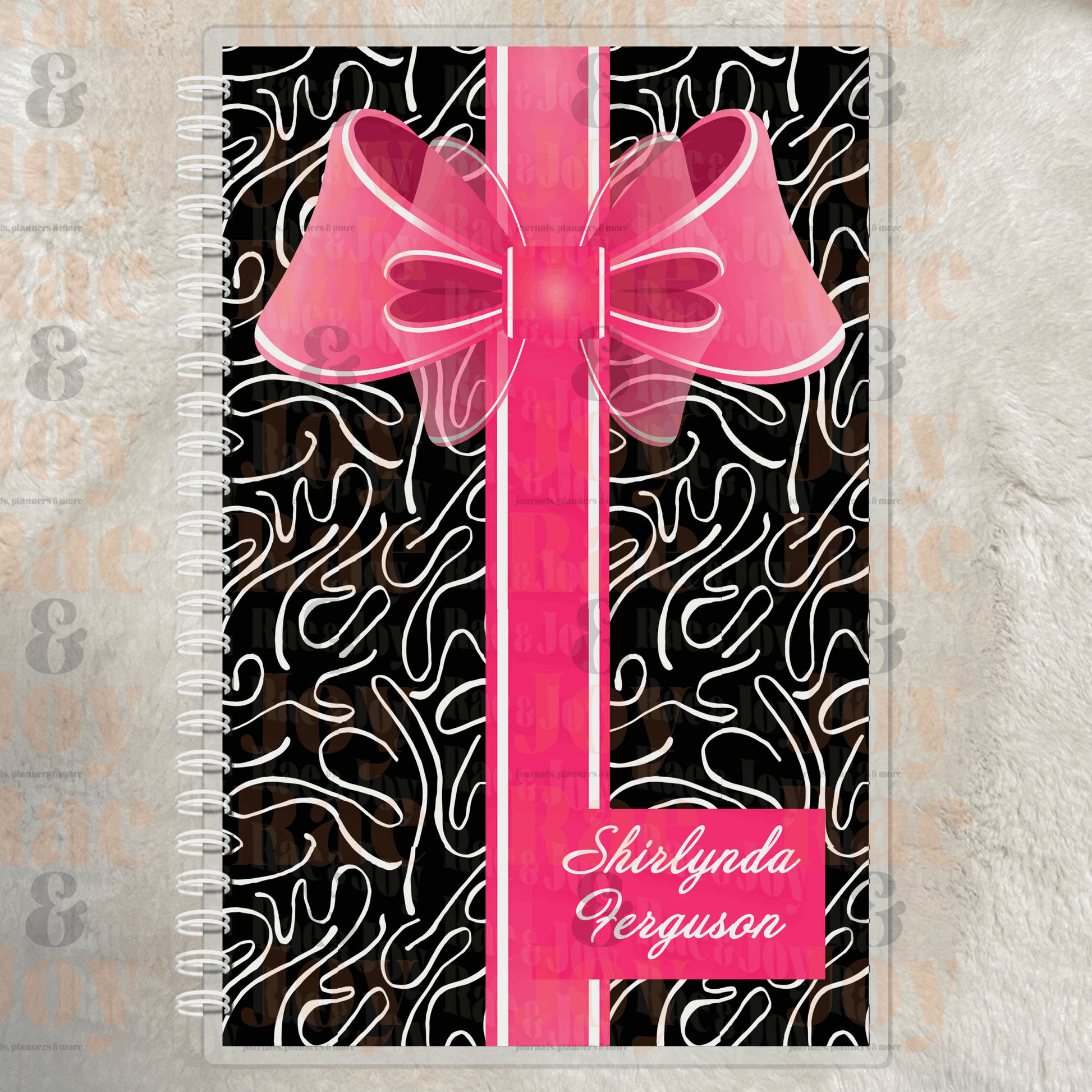 Faith and Favor Lined or Prayer Journal – Personalized Laminated Cover