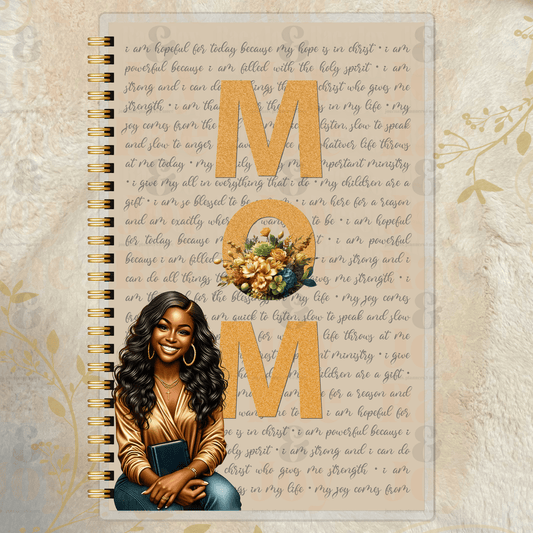 Faith & Blessings - Inspirational Mom Journal With Customizable Dolls Doll 1 Journals/Planners