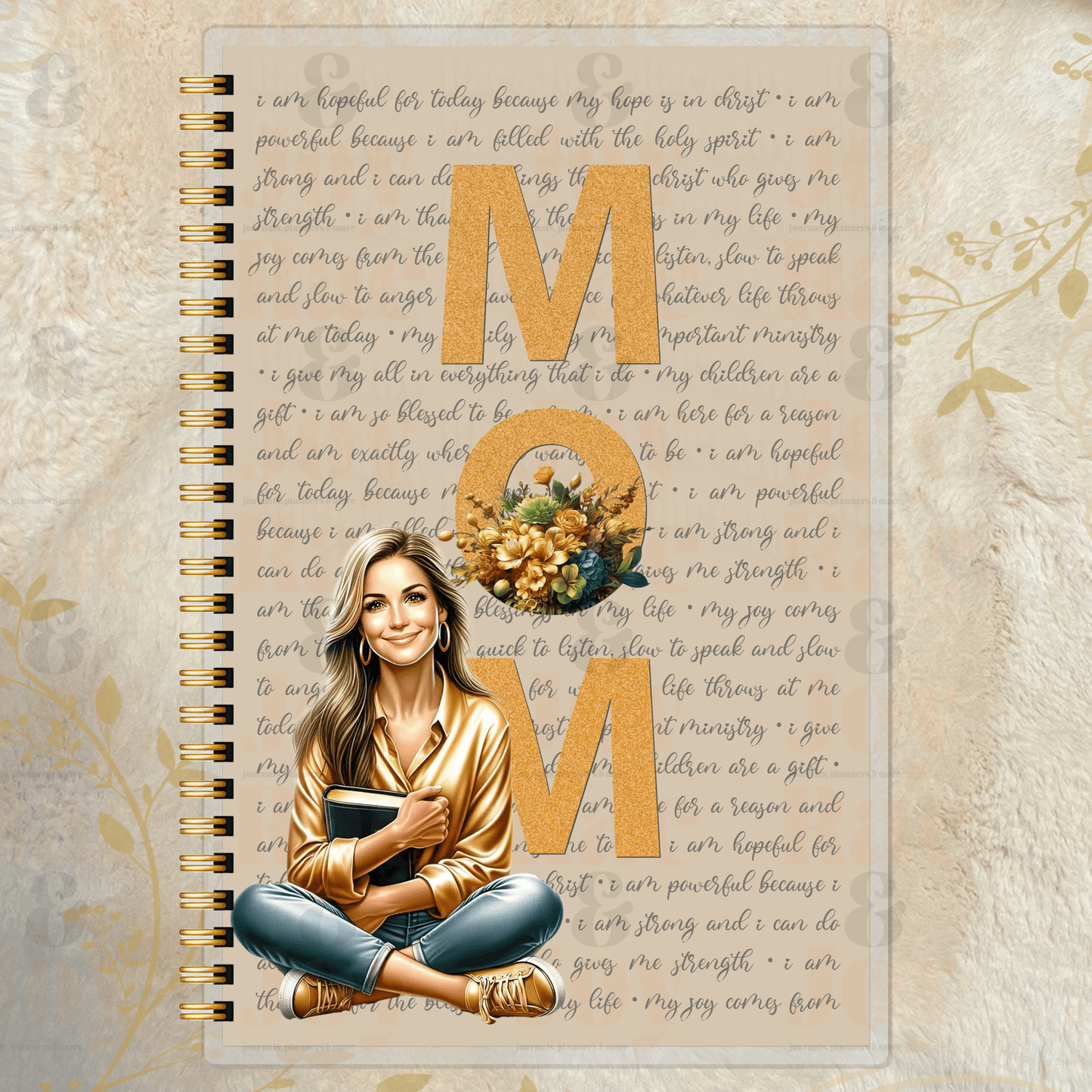 Faith & Blessings - Inspirational Mom Journal With Customizable Dolls Doll 7 Journals/Planners