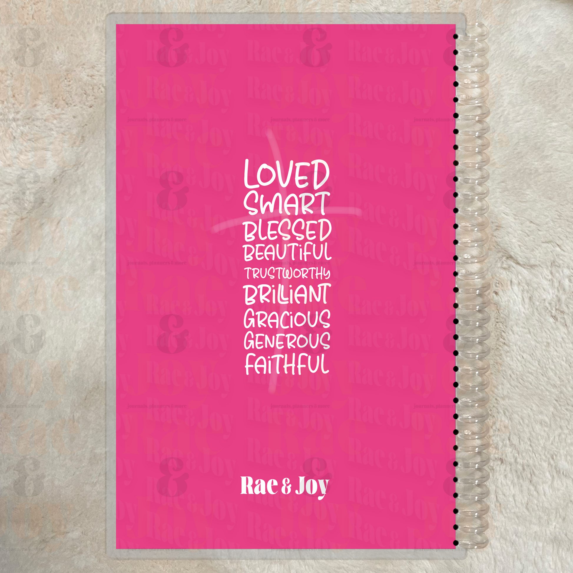 ’God Girl Journal’ For Ages 8 - 15 | Personalized Pink Cover Gratitude Journal Lined