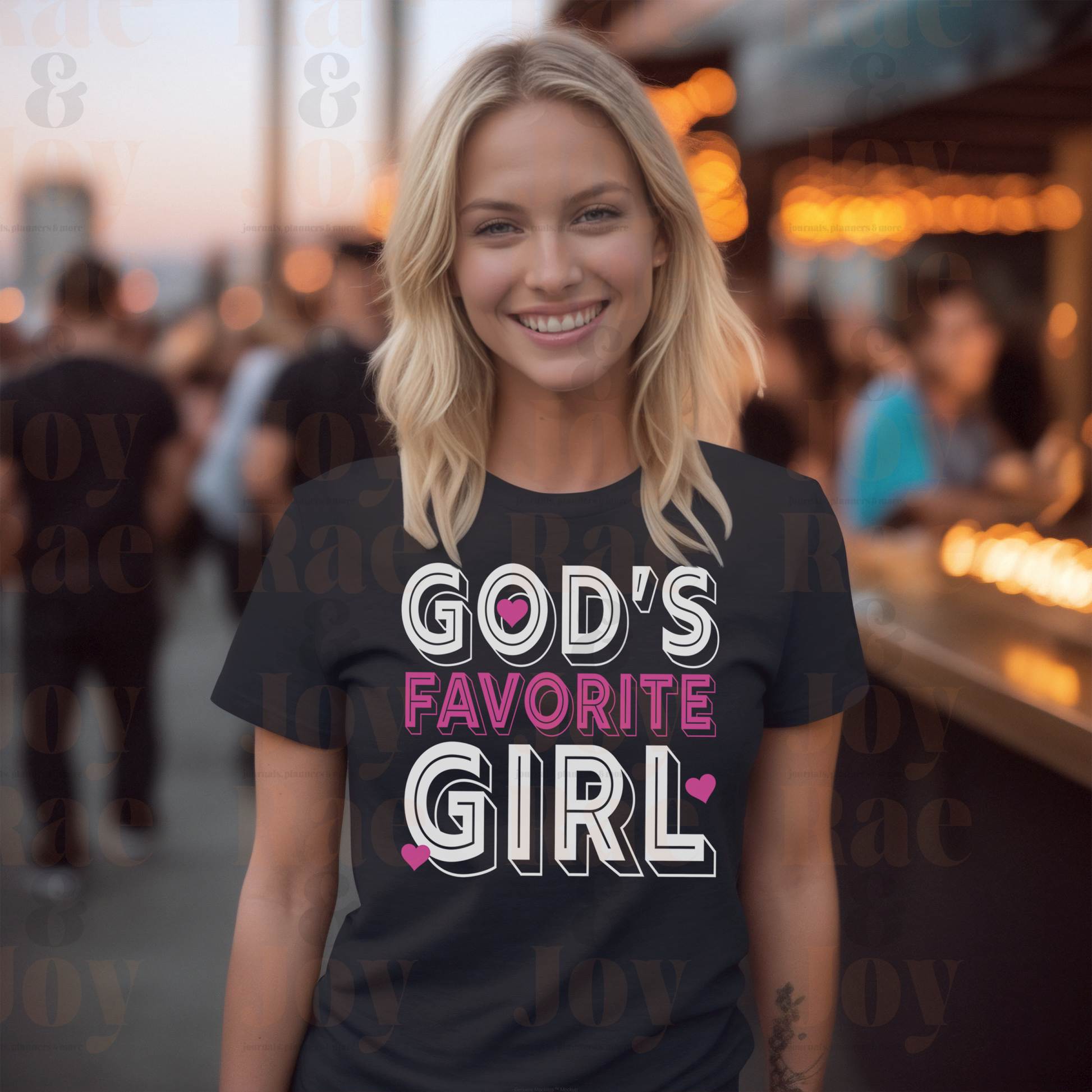 God’s Favorite Girl T-Shirt - Gildan Softstyle® Available In Black Navy Azalea Maroon Purple And