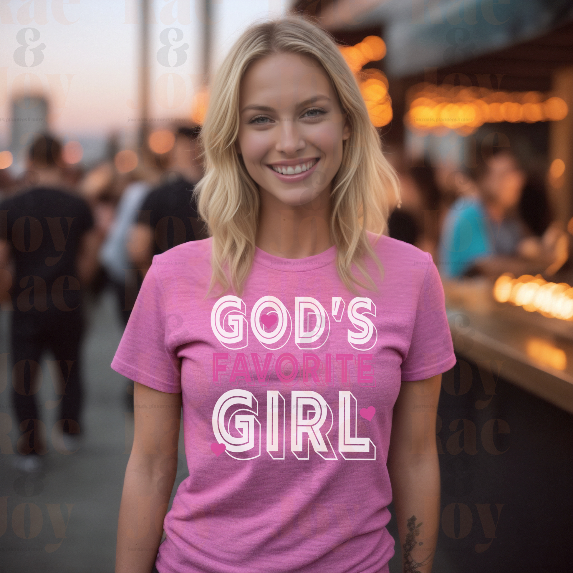 God’s Favorite Girl T-Shirt - Gildan Softstyle® Available In Black Navy Azalea Maroon Purple And