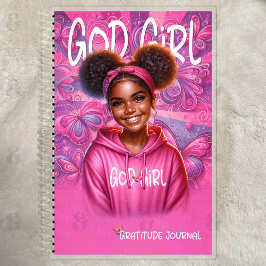 Next Generation God Girl Journal - 13 New Dolls Pink & Purple Motif Gratitude Or Lined Interiors