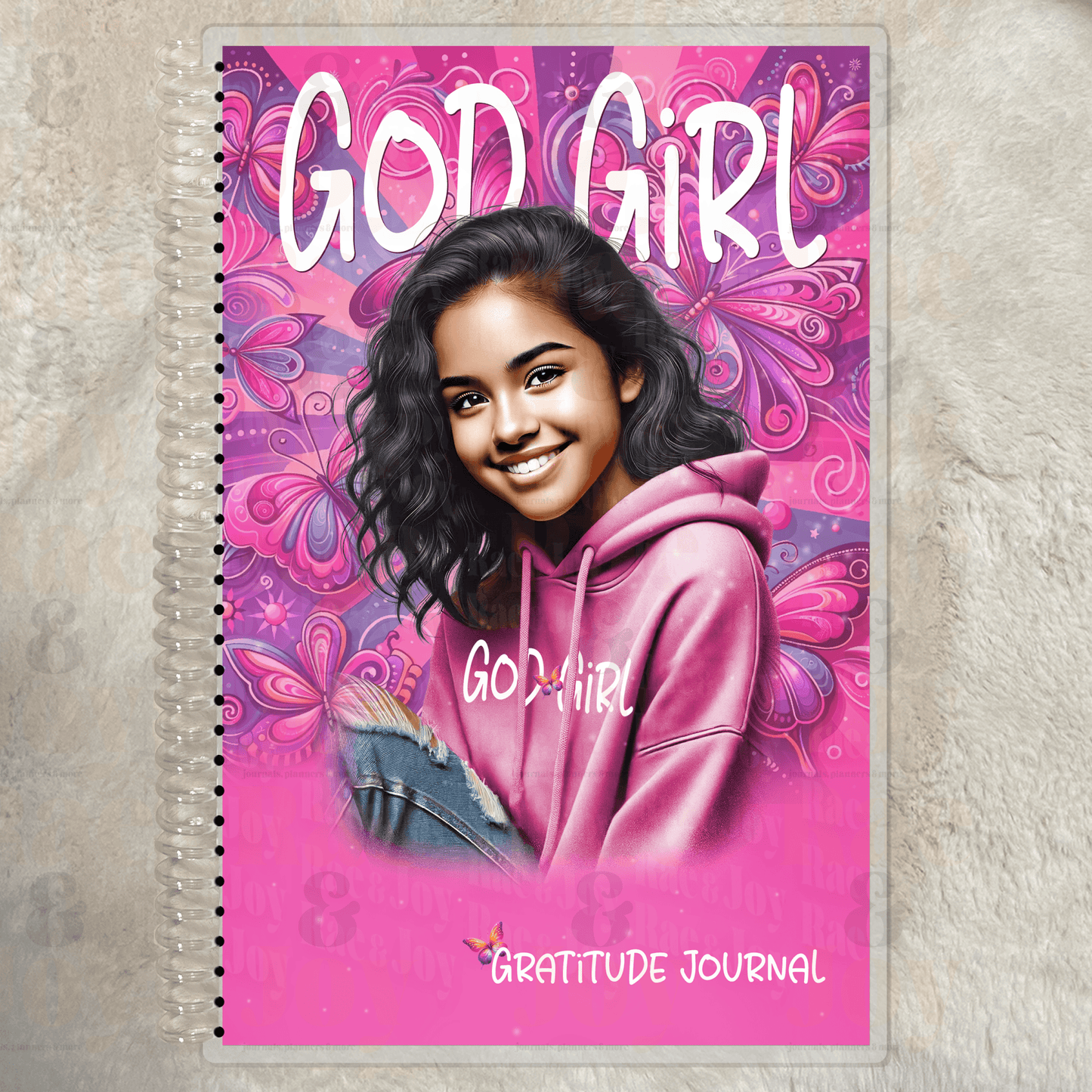 Next Generation God Girl Journal - 13 New Dolls Pink & Purple Motif Gratitude Or Lined Interiors