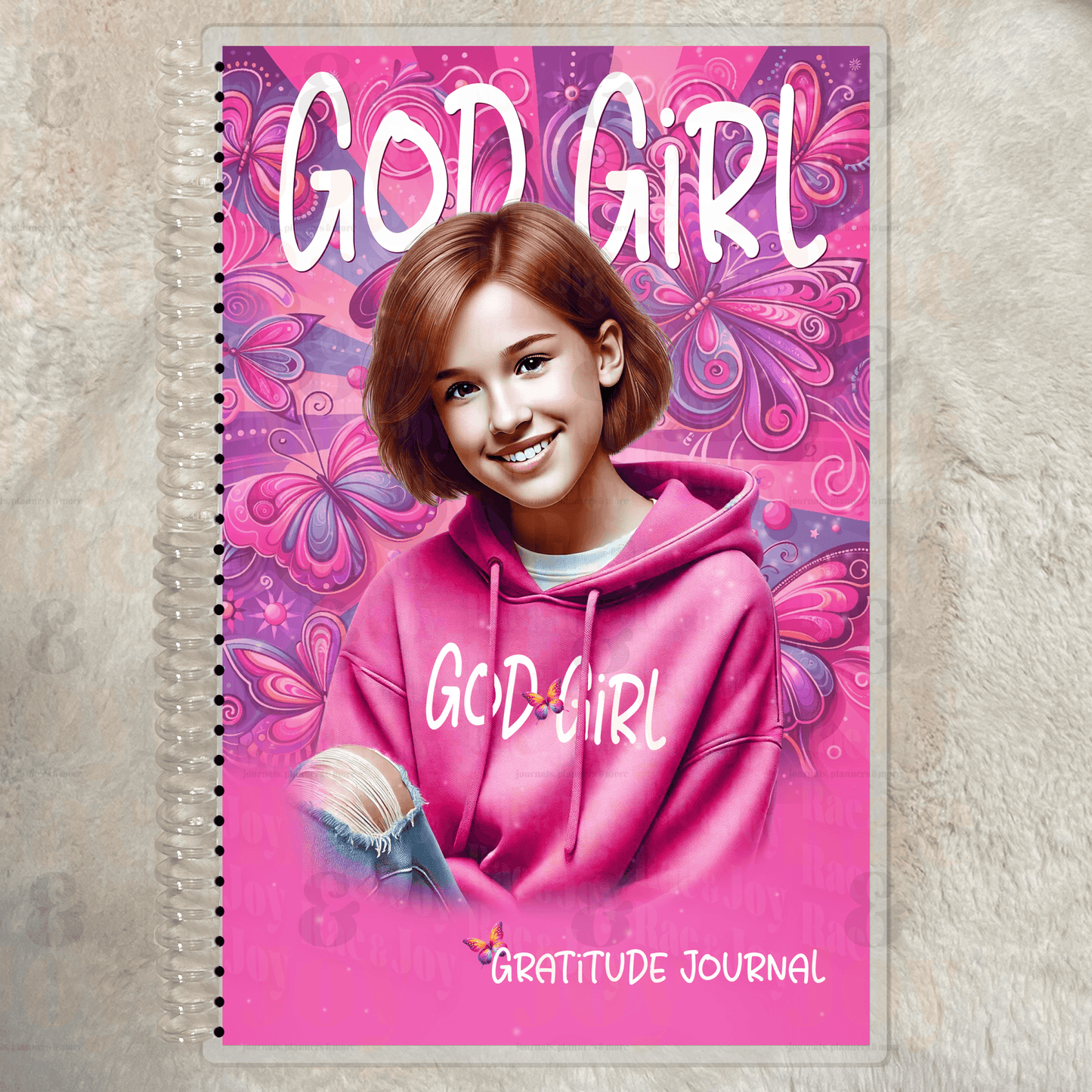 Next Generation God Girl Journal - 13 New Dolls Pink & Purple Motif Gratitude Or Lined Interiors