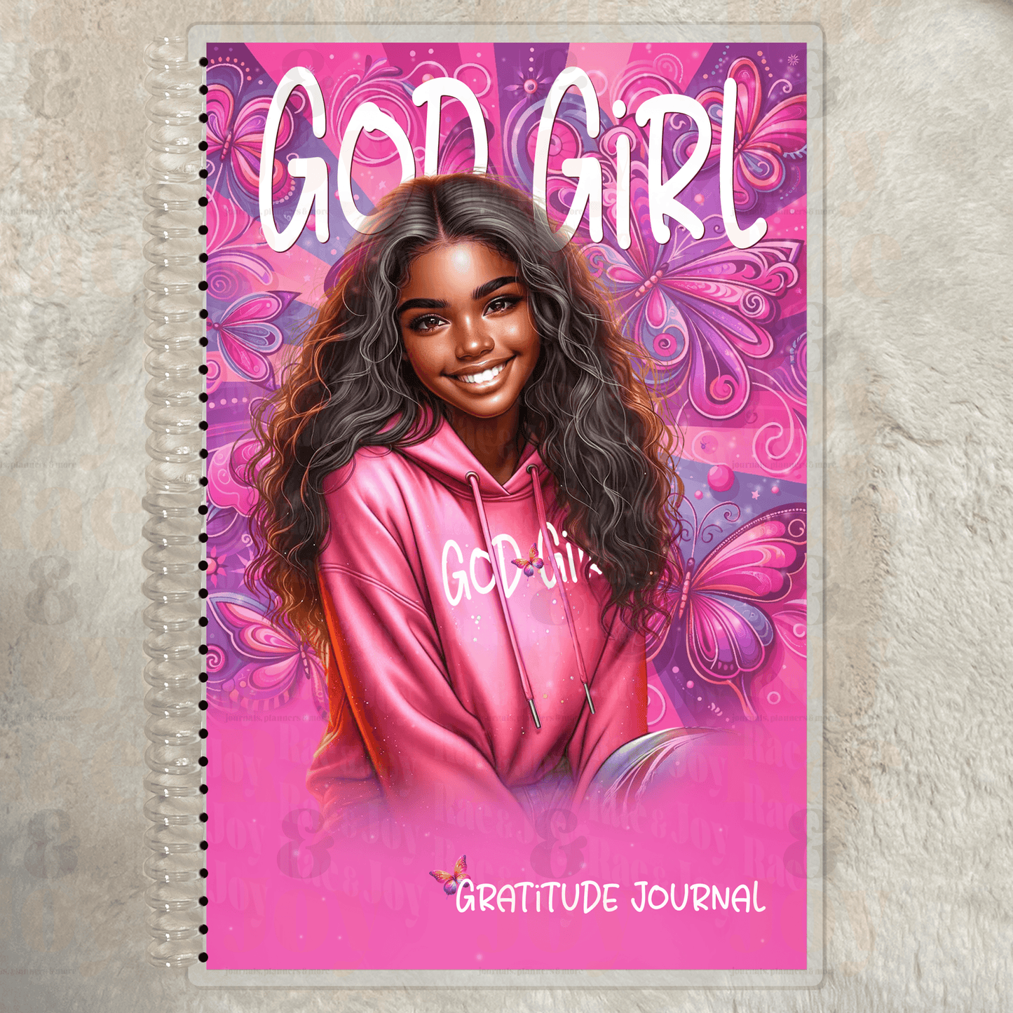 Next Generation God Girl Journal - 13 New Dolls Pink & Purple Motif Gratitude Or Lined Interiors