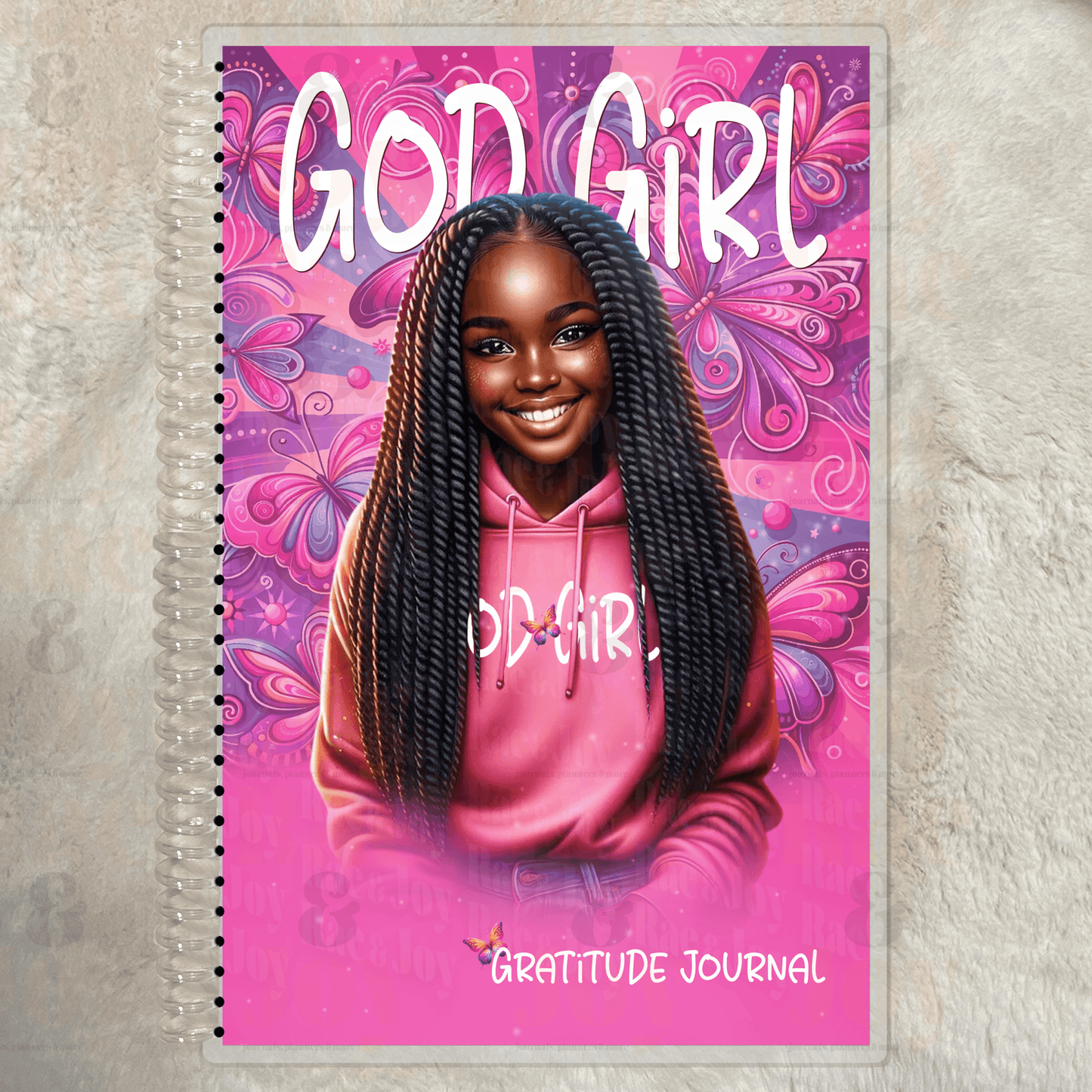 Next Generation God Girl Journal - 13 New Dolls Pink & Purple Motif Gratitude Or Lined Interiors