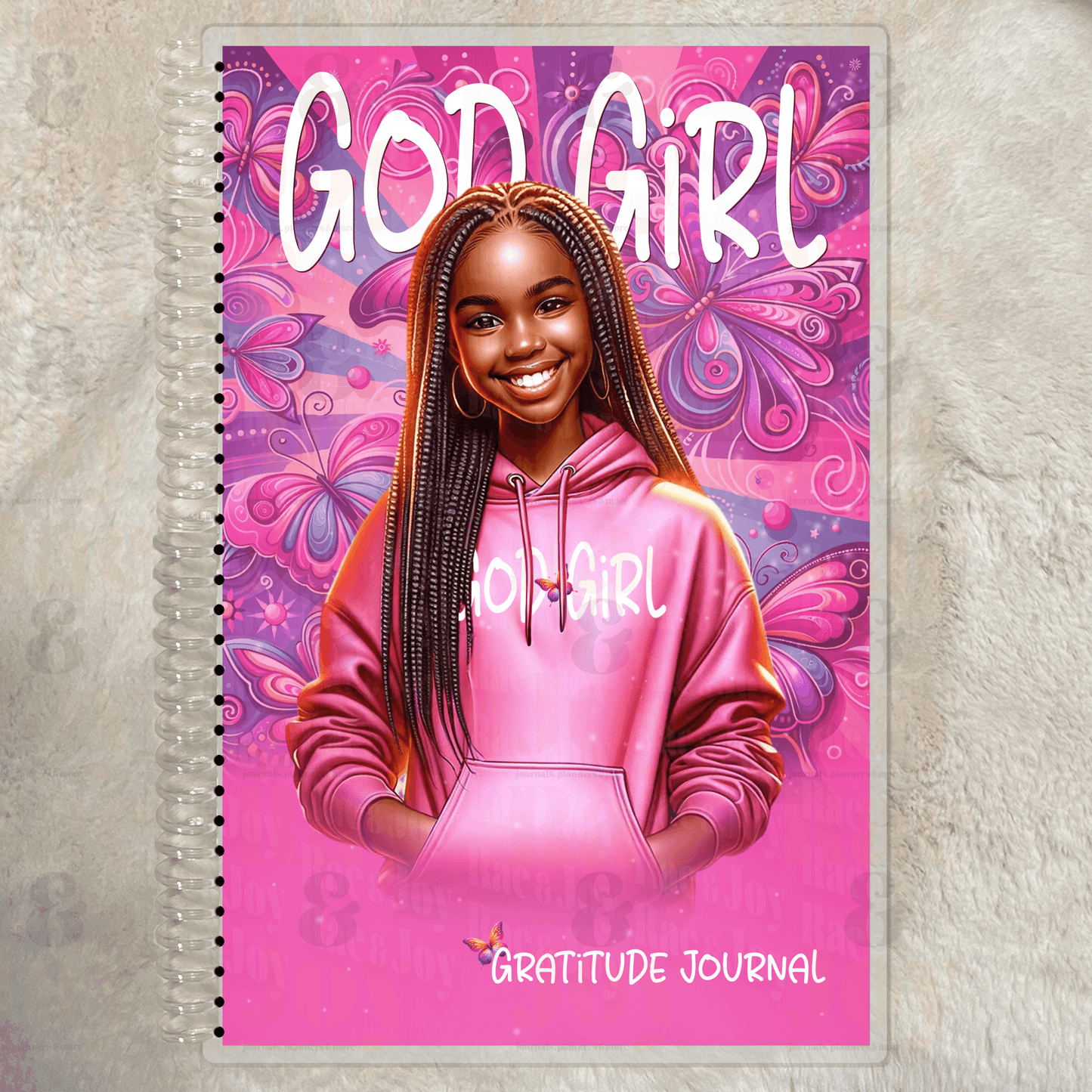 Next Generation God Girl Journal - 13 New Dolls Pink & Purple Motif Gratitude Or Lined Interiors