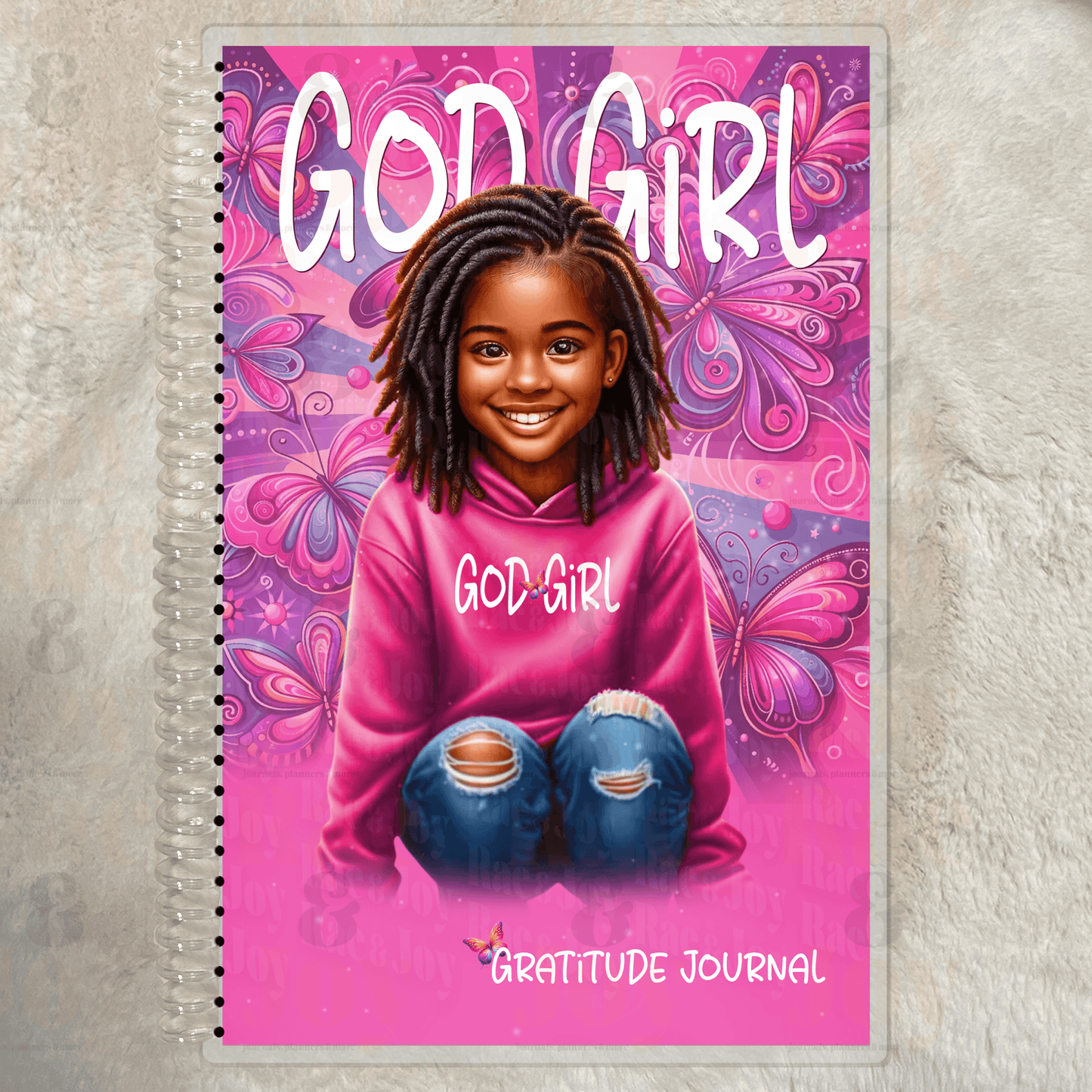 Next Generation God Girl Journal - 13 New Dolls Pink & Purple Motif Gratitude Or Lined Interiors