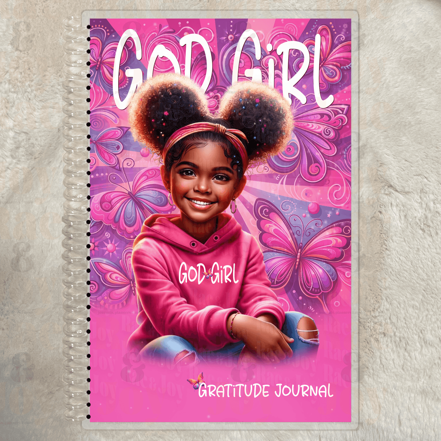 Next Generation God Girl Journal - 13 New Dolls Pink & Purple Motif Gratitude Or Lined Interiors