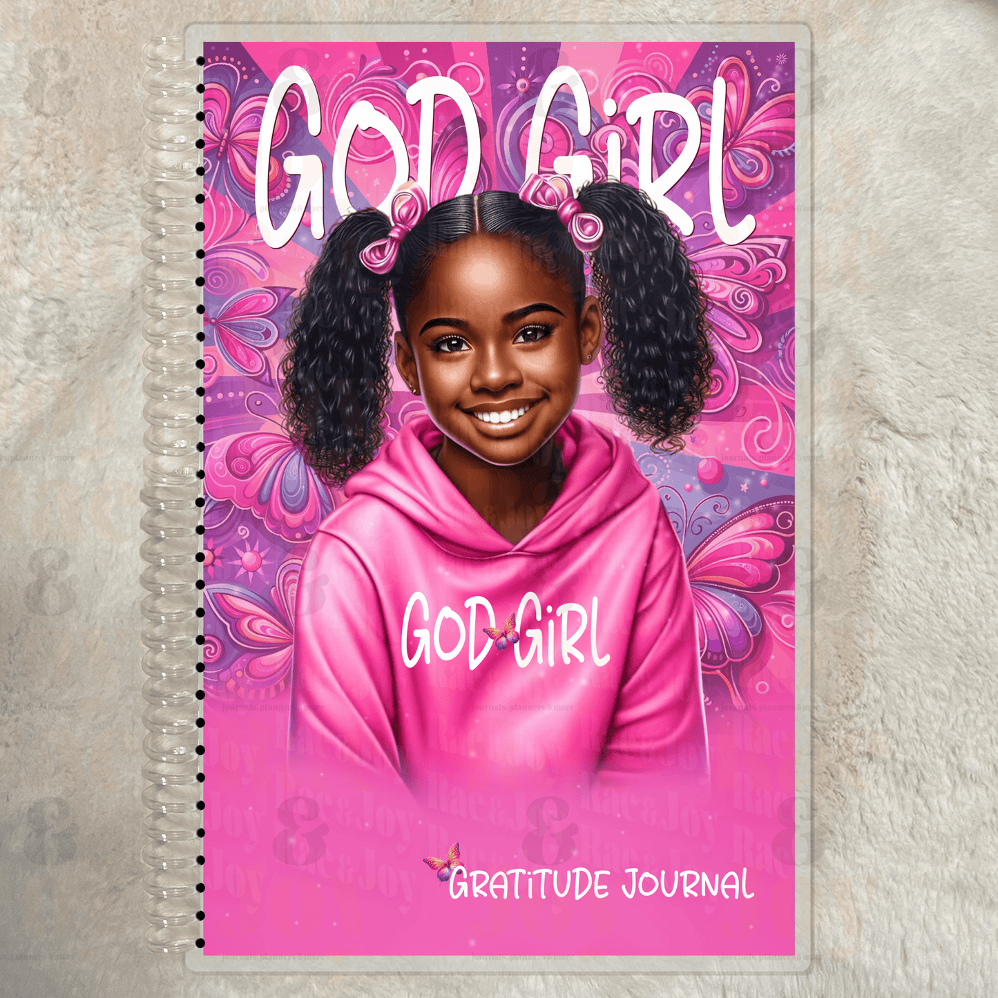 Next Generation God Girl Journal - 13 New Dolls Pink & Purple Motif Gratitude Or Lined Interiors