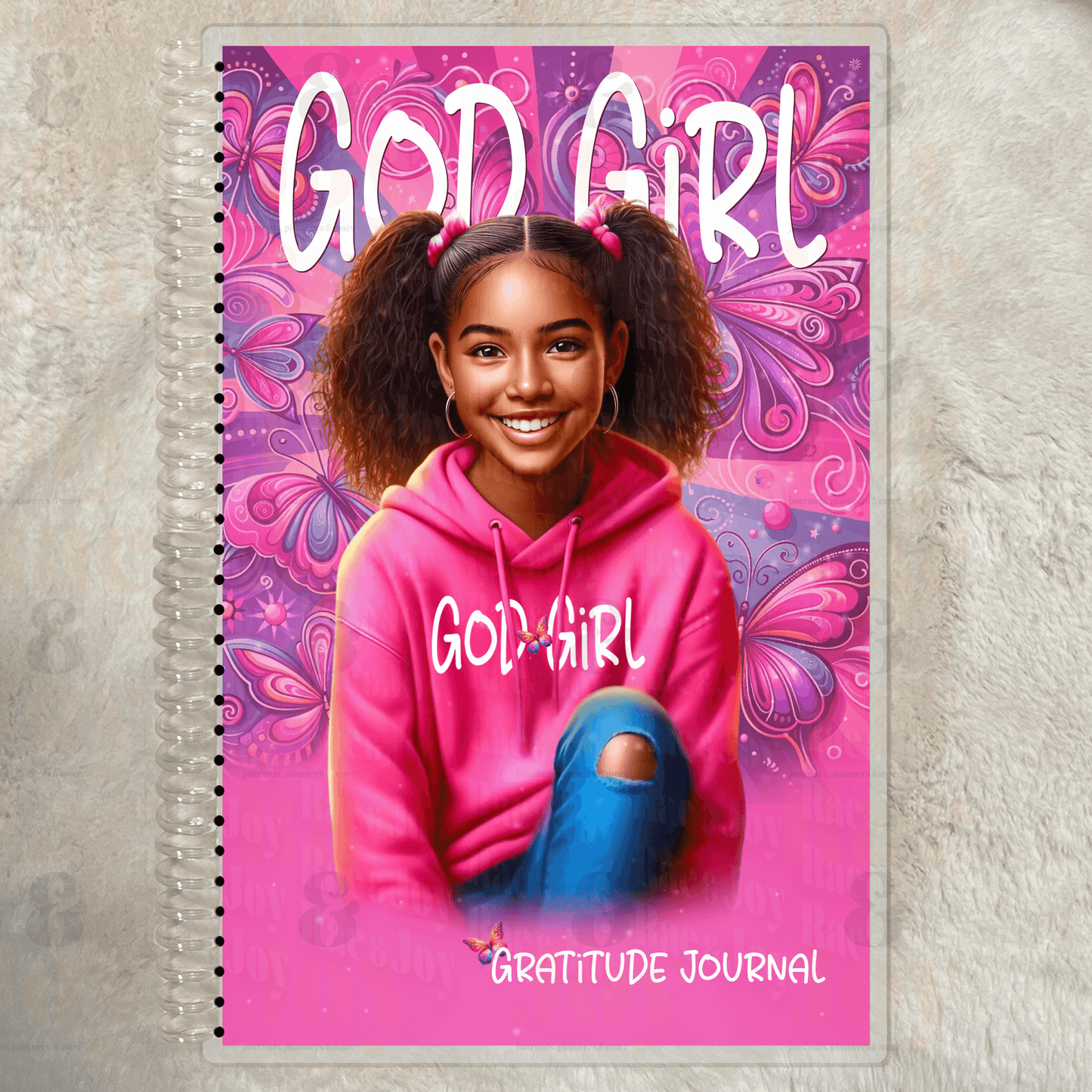 Next Generation God Girl Journal - 13 New Dolls Pink & Purple Motif Gratitude Or Lined Interiors