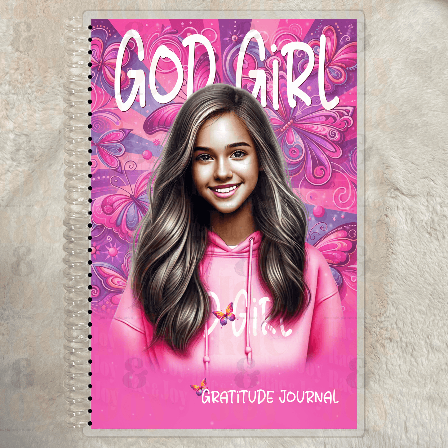 Next Generation God Girl Journal - 13 New Dolls Pink & Purple Motif Gratitude Or Lined Interiors