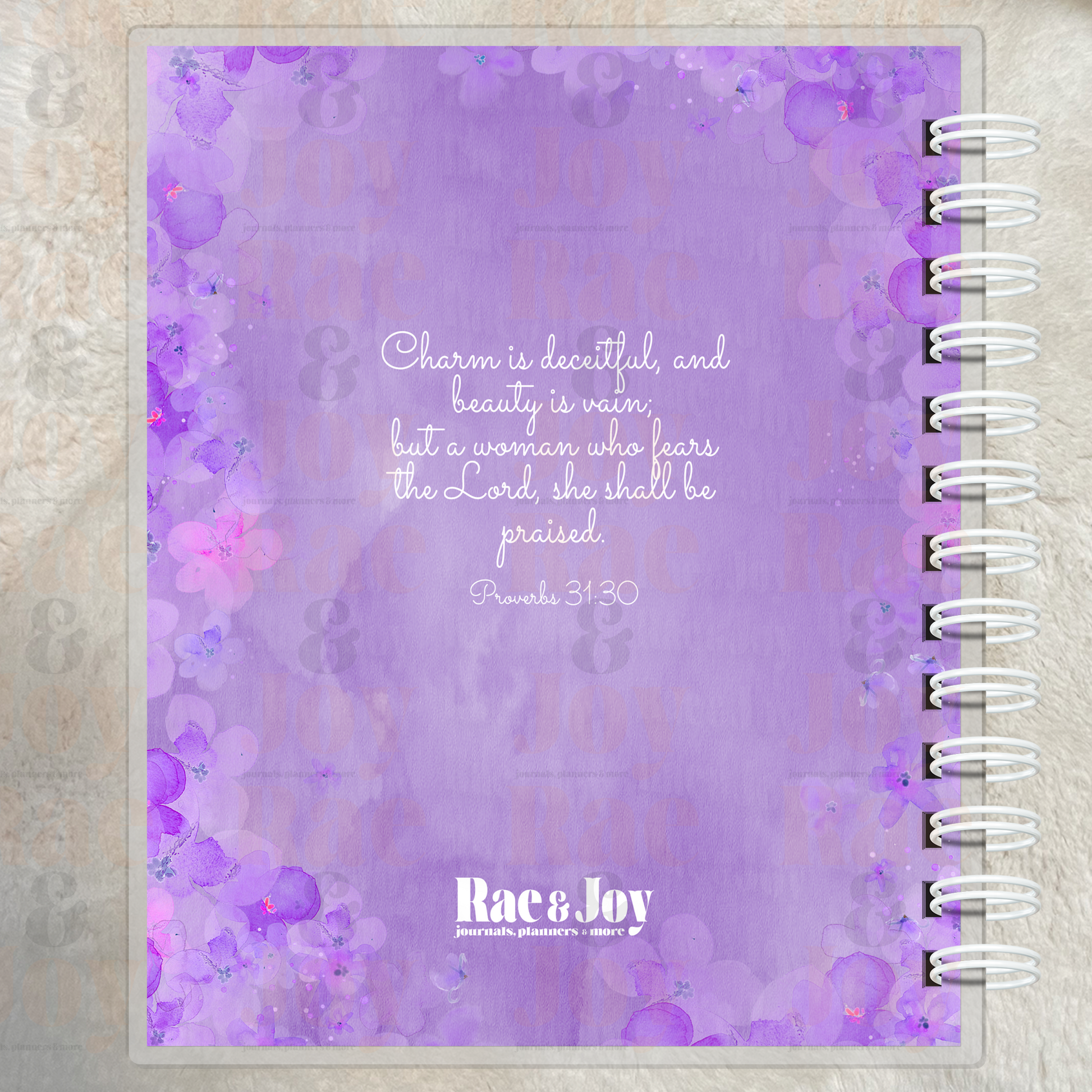 Personalized Blessed Cross Floral Journal – Mother’s Day Gift for Mom Nana Grandma Aunt – Custom with Kids’ Names –