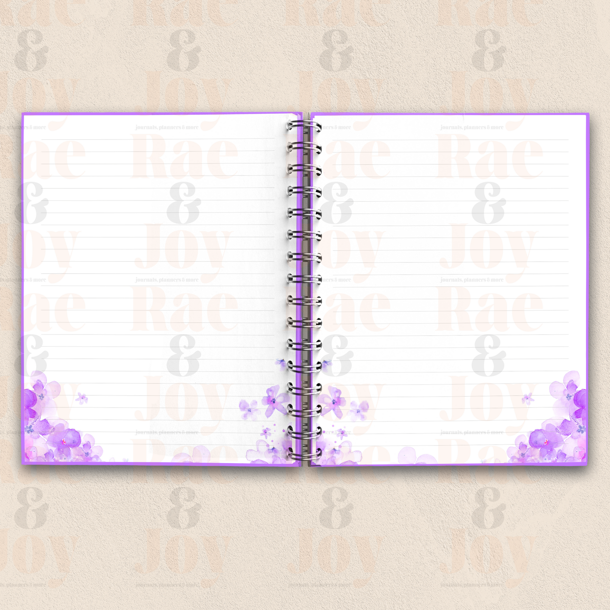 Personalized Blessed Cross Floral Journal – Mother’s Day Gift for Mom Nana Grandma Aunt – Custom with Kids’ Names –