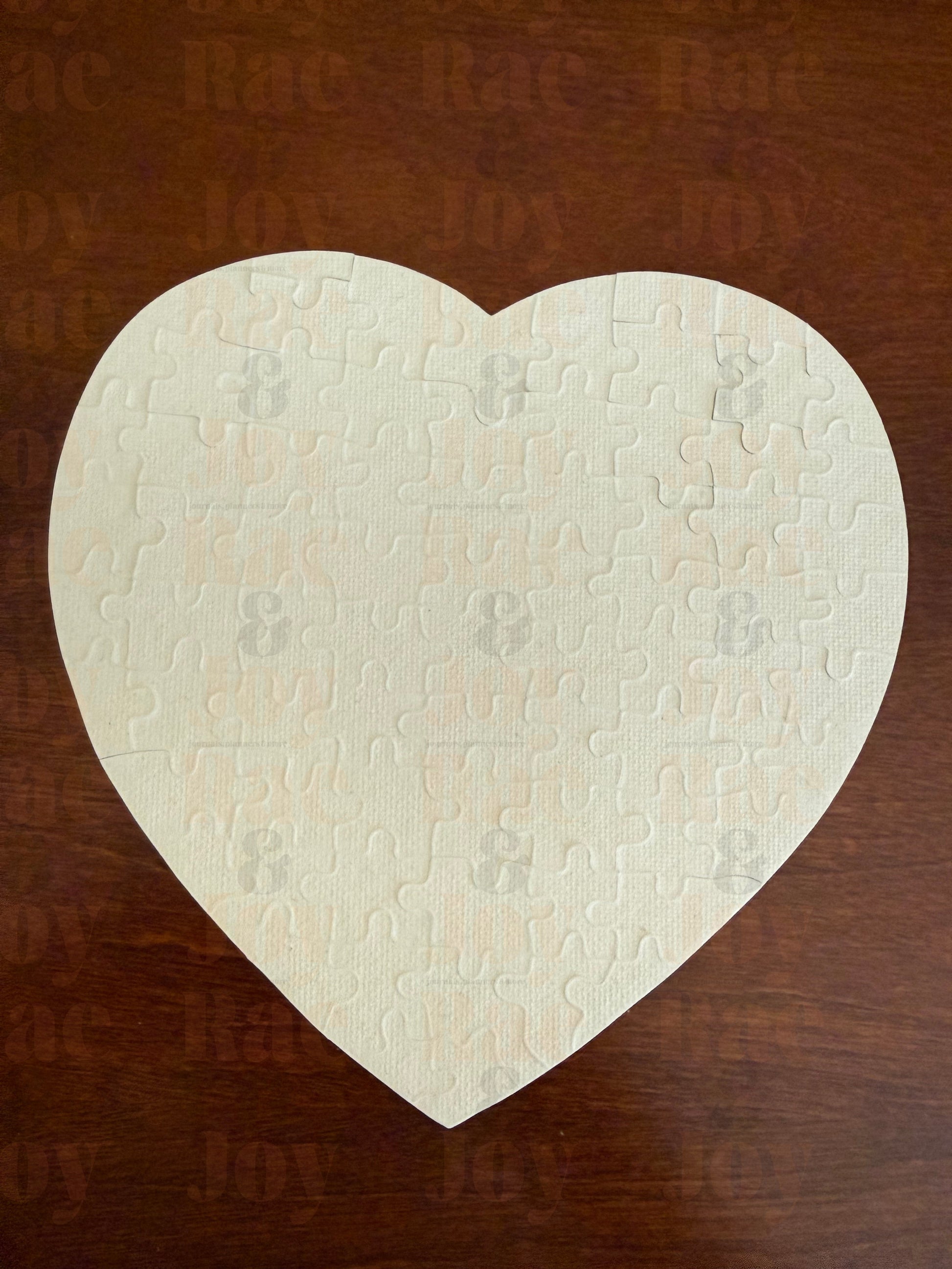 Personalized Keepsake Heart Photo Puzzle | Custom Valentine’s Gift | Rae & Joy