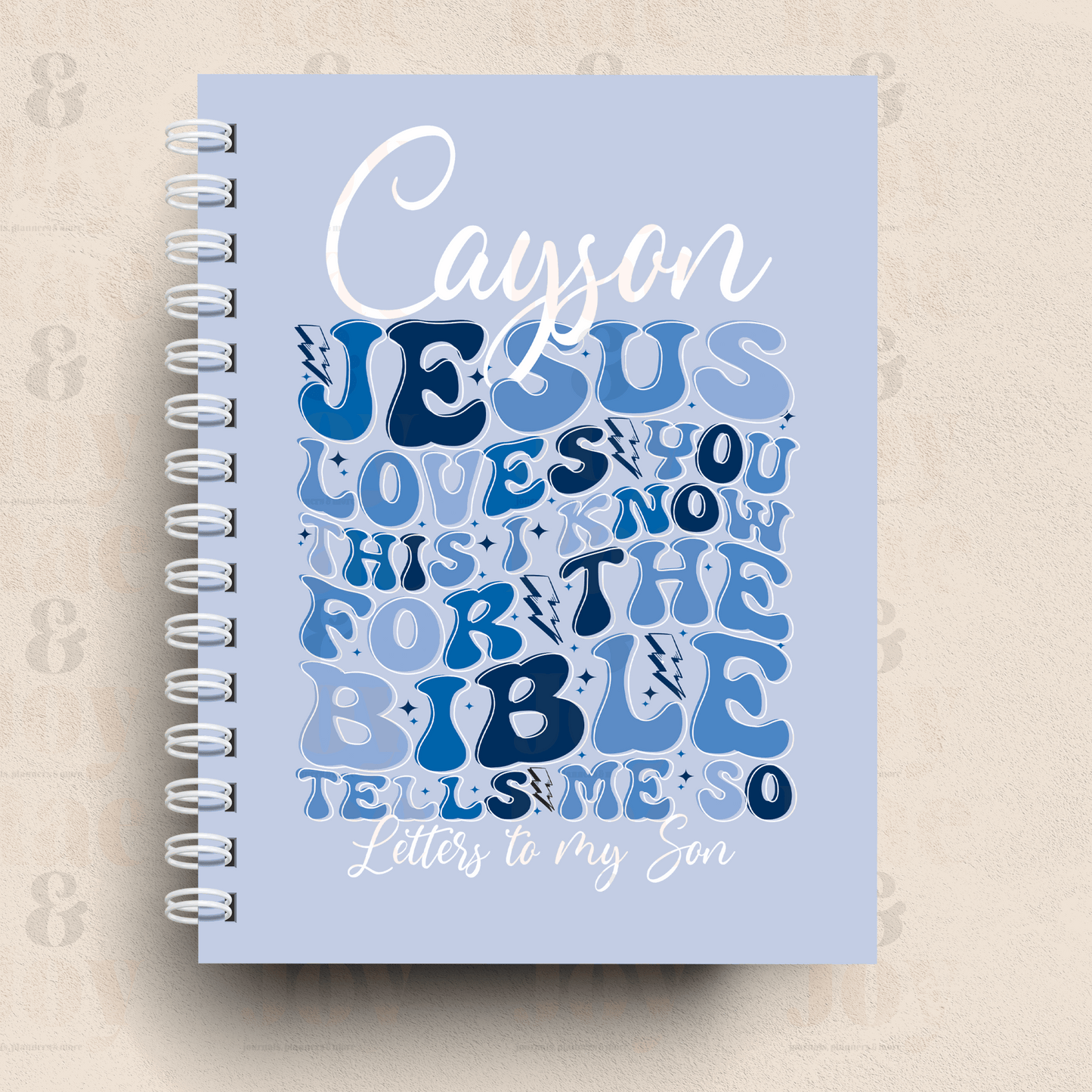 Personalized “Letters to My Child” Hardcover Christian Journal – 7.5x9.5” Lined Faith-Based Keepsake for Daughters, Sons, Grandchildren & More