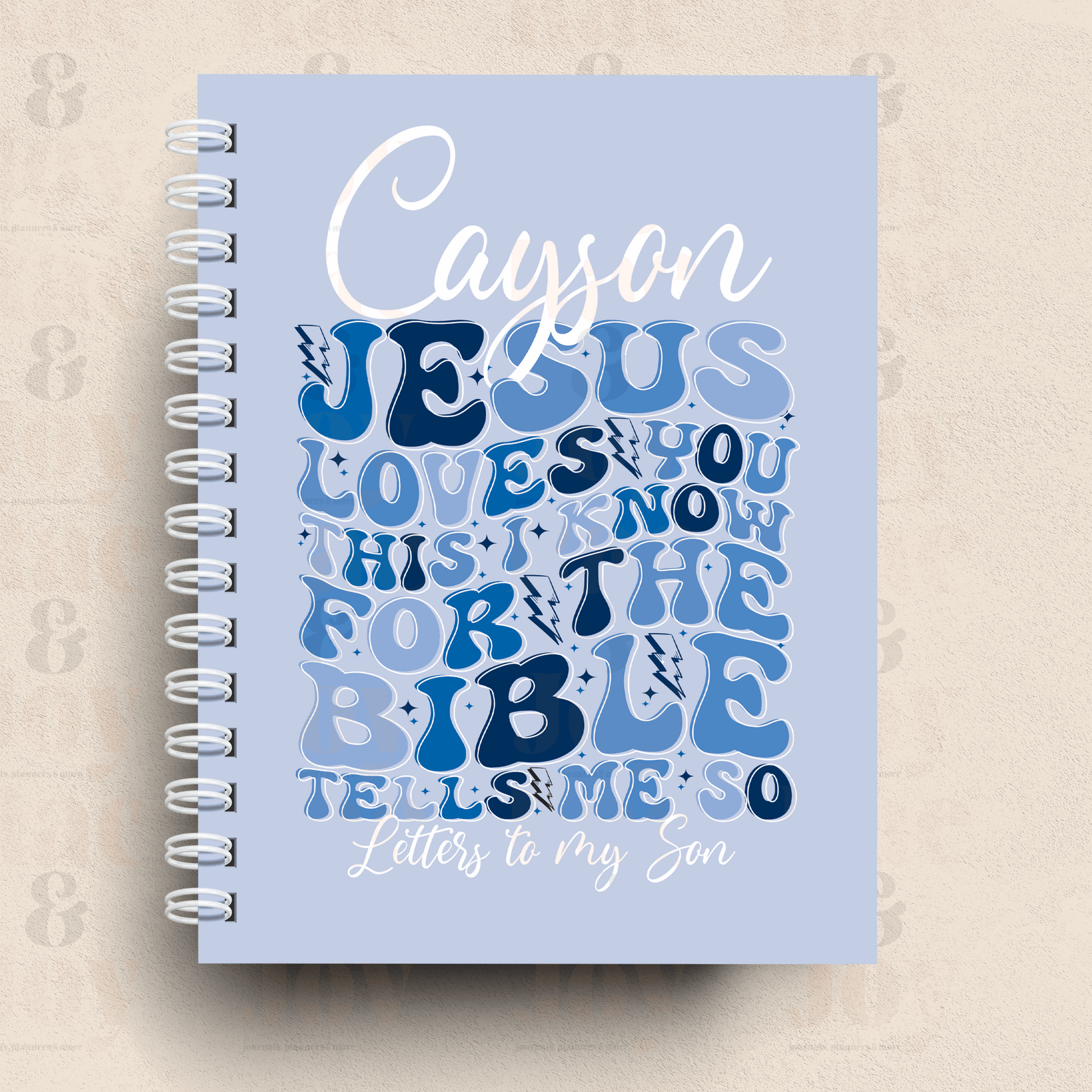 Personalized “Letters to My Child” Hardcover Christian Journal – 7.5x9.5” Lined Faith-Based Keepsake for Daughters, Sons, Grandchildren & More