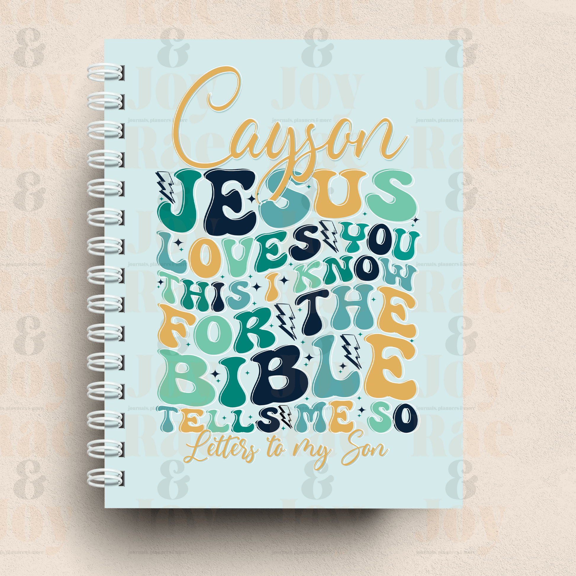 Personalized “Letters to My Child” Hardcover Christian Journal – 7.5x9.5” Lined Faith-Based Keepsake for Daughters, Sons, Grandchildren & More