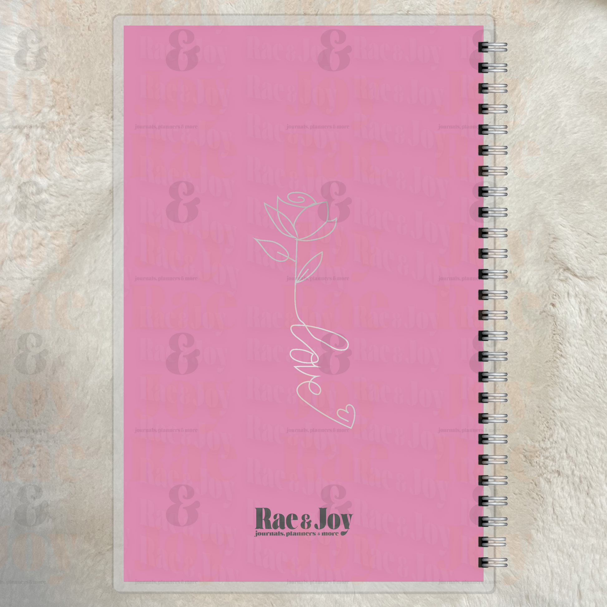 Personalized Mom Flower Journal – Custom Silver Foil Lined Notebook with Kids’ Names – Mother’s Day Grandma Aunt Bonus