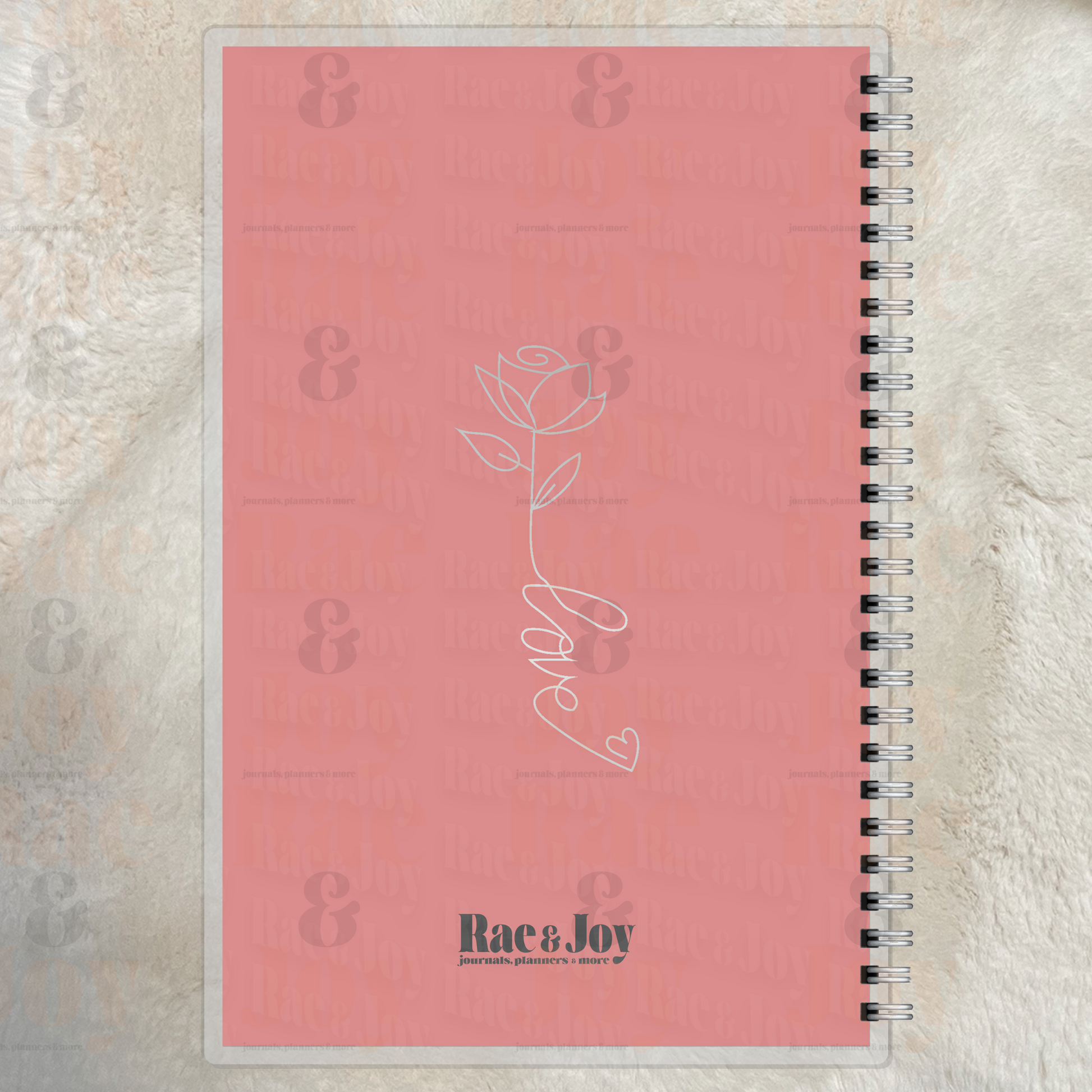 Personalized Mom Flower Journal – Custom Silver Foil Lined Notebook with Kids’ Names – Mother’s Day Grandma Aunt Bonus