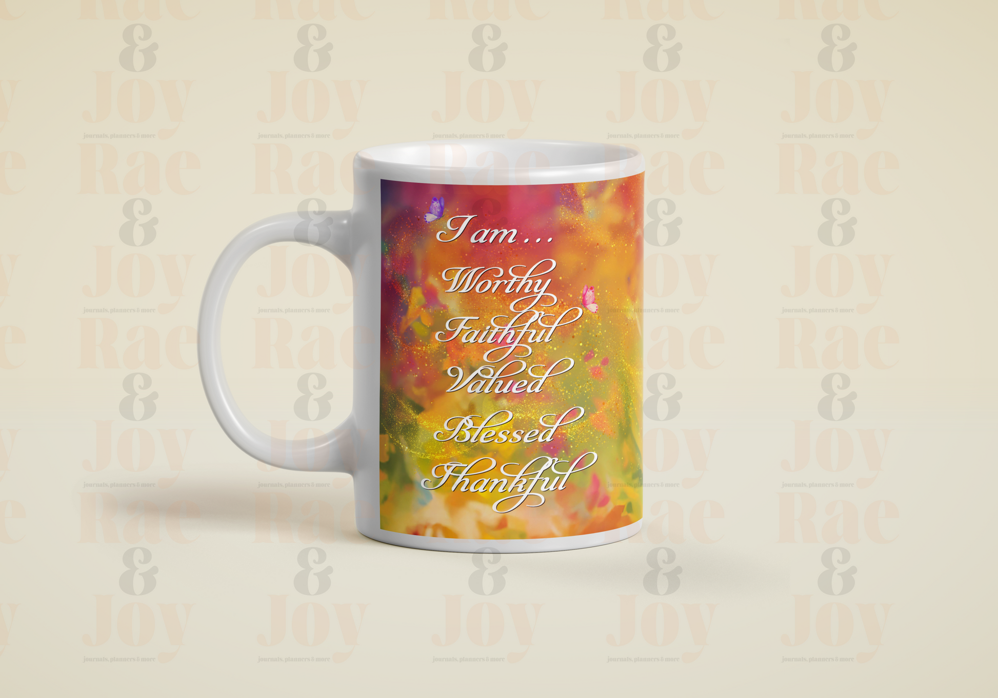 ’Simply Blessed’ African American Woman Coffee Mug | 15 Oz White Ceramic Personalized