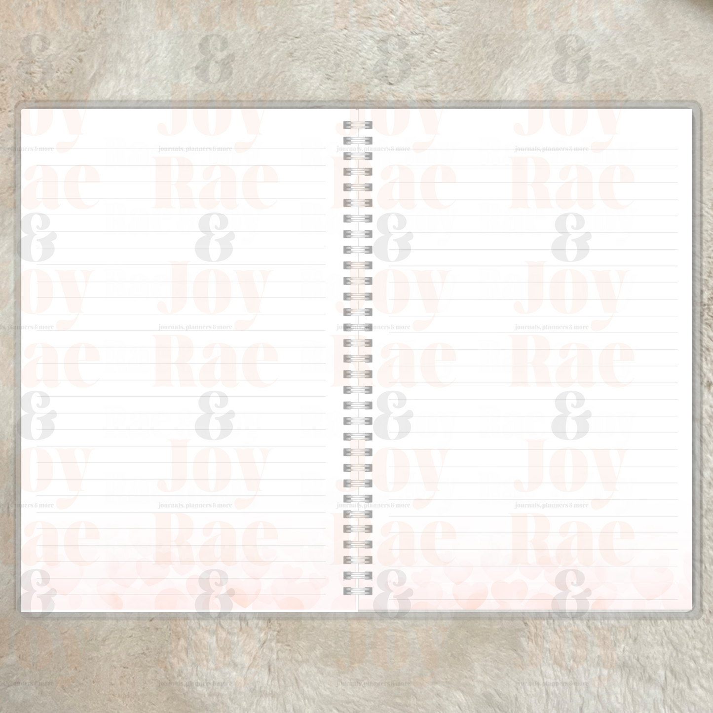 Sweethearts Personalized Lined Journal – Custom Names Heart Notebook for Mom, Grandma, Nana, Gigi, Mimi | Valentine’s & Mother’s Day Gift