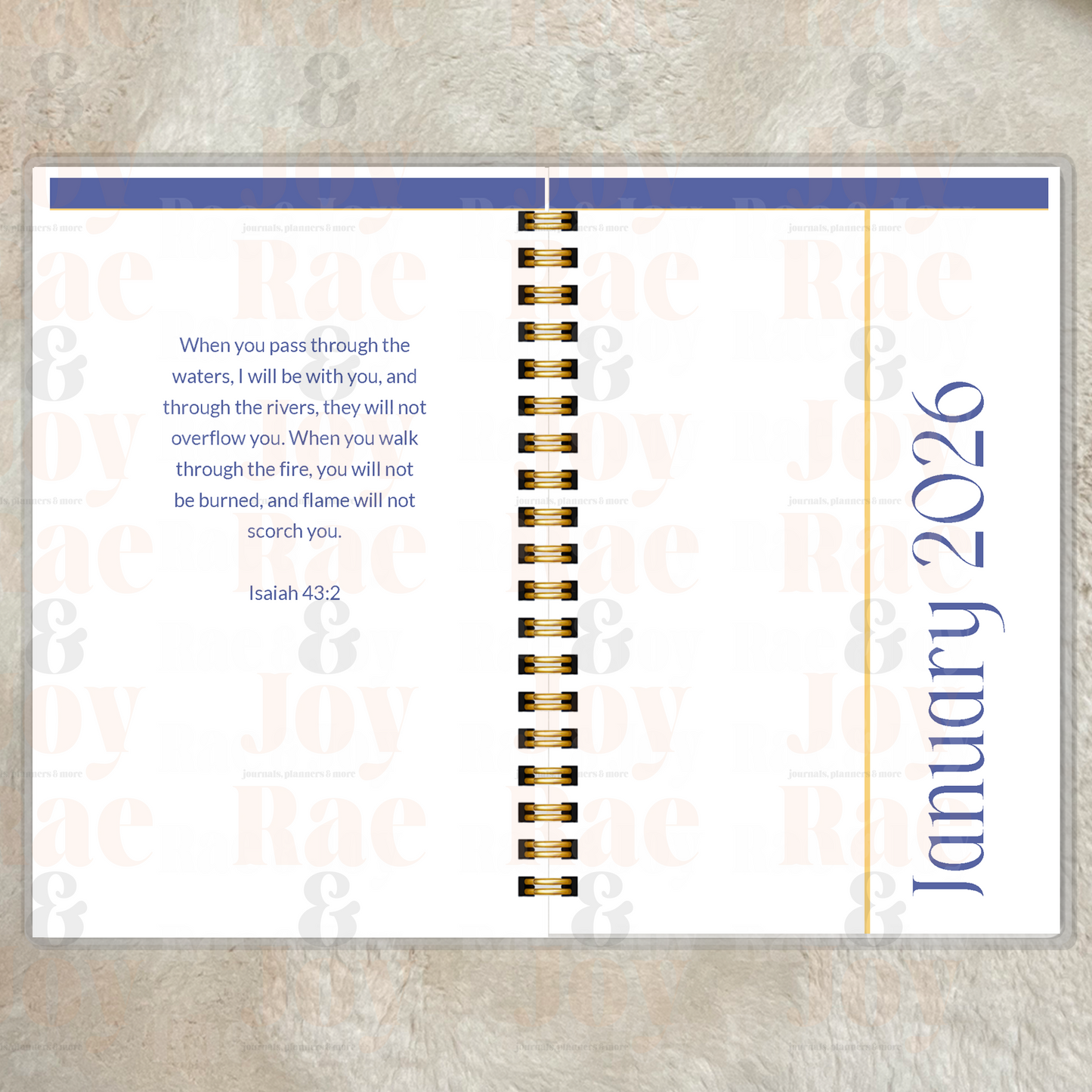 This Is the Day – Personalized 12-Month Christian Planner (Weekly or Monthly)