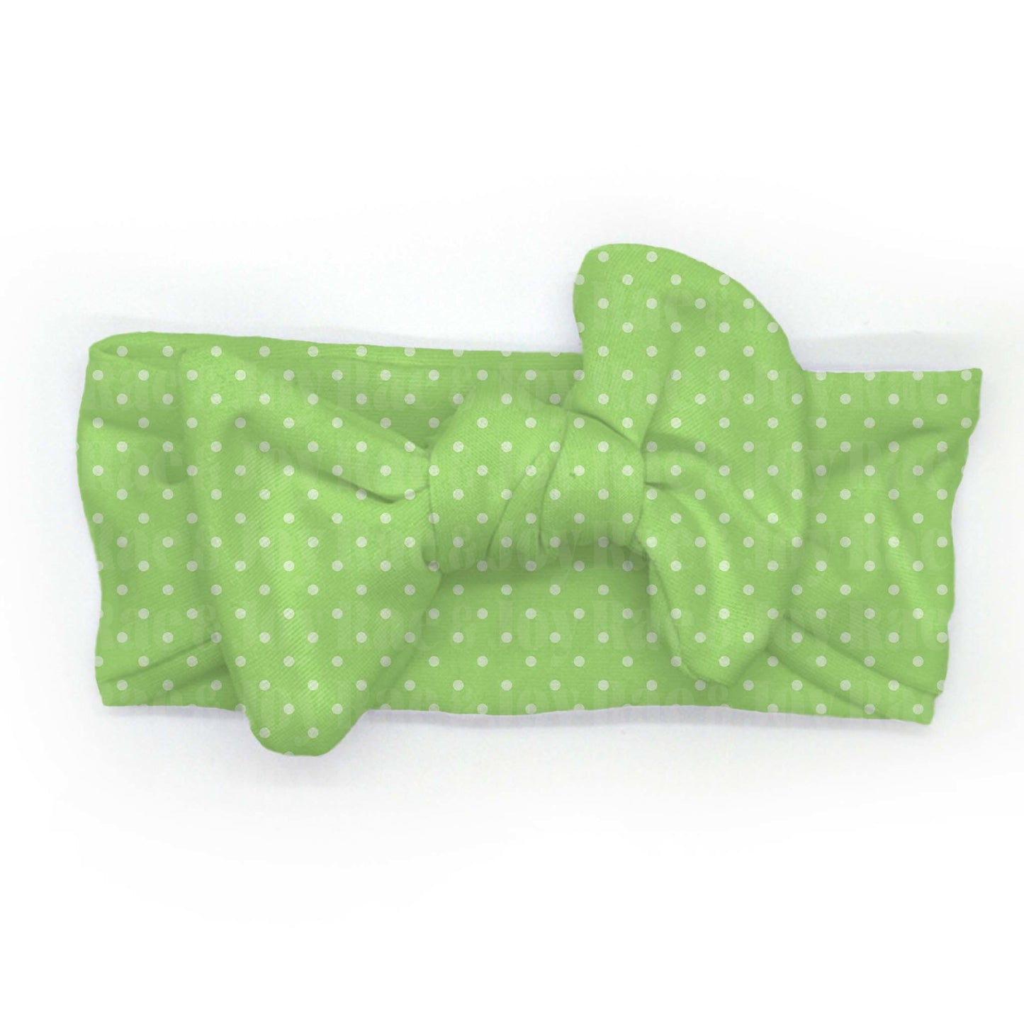 Knotted Headband (Oh Baby! Collection) Green Accessories