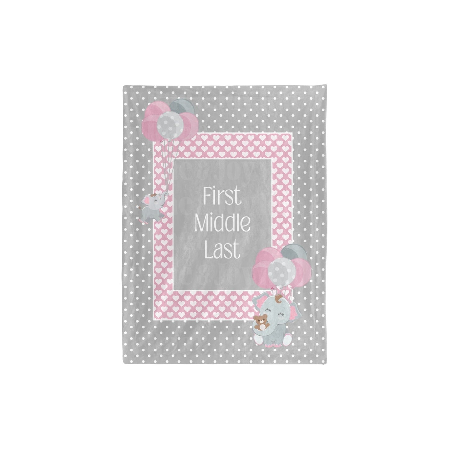 Oh Baby! Personalized Minky Blanket Pink Baby & Toddler