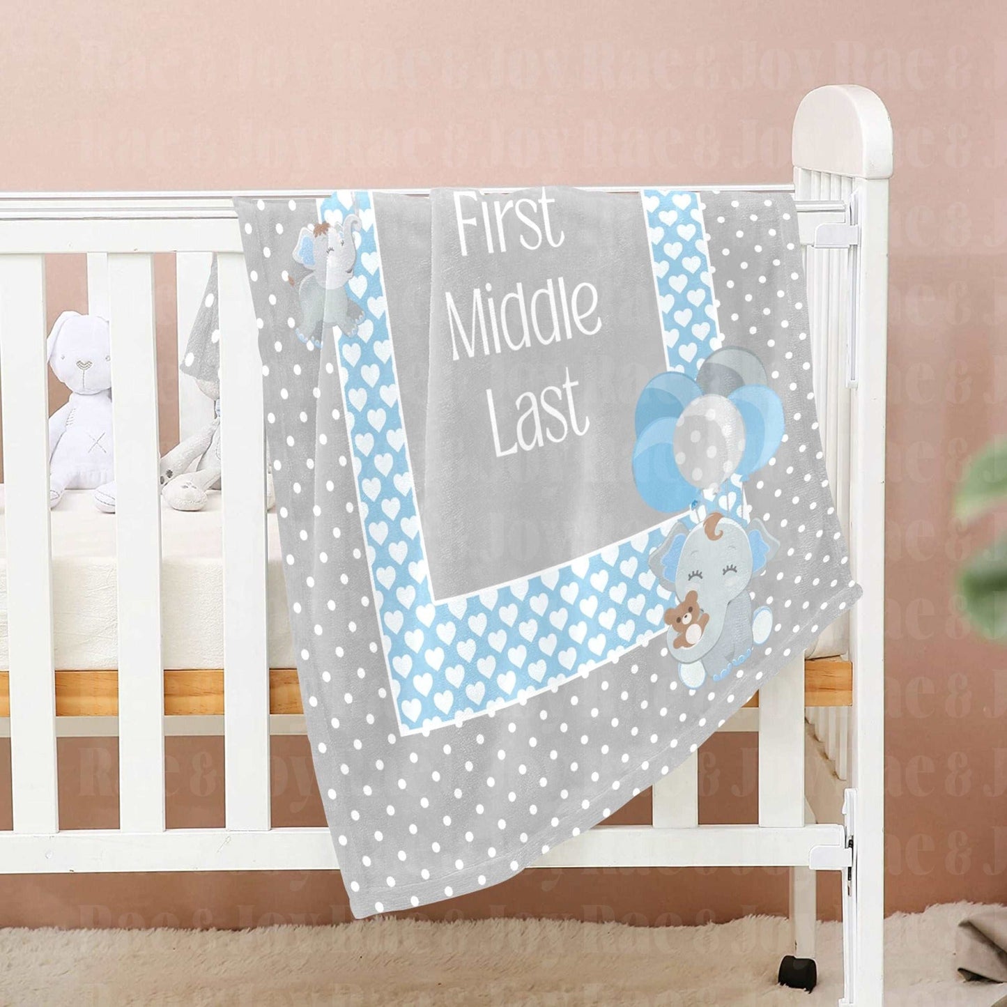 Oh Baby! Personalized Minky Blanket Baby & Toddler