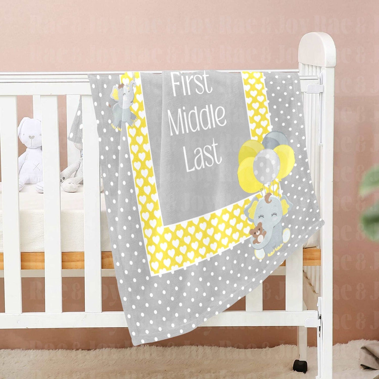 Oh Baby! Personalized Minky Blanket Baby & Toddler